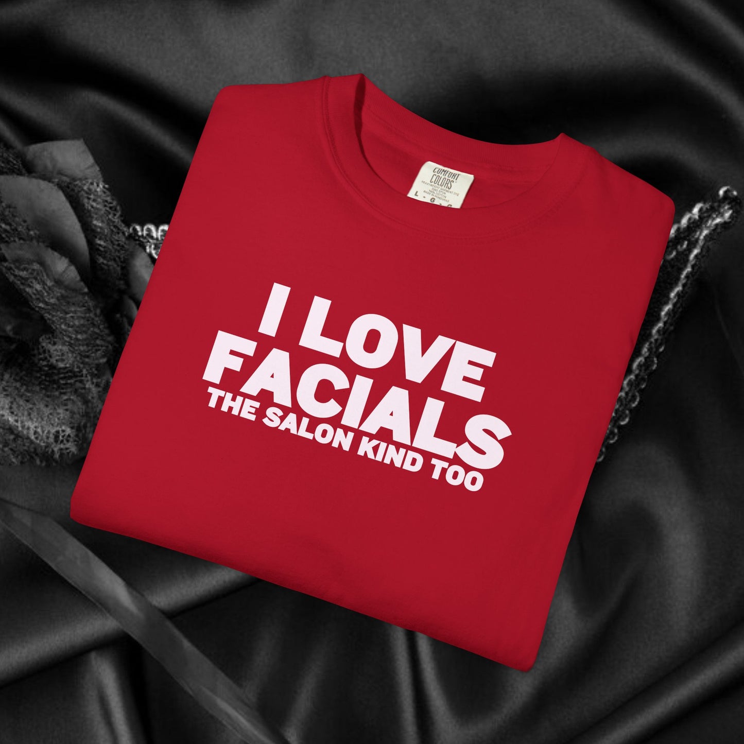 I Love Facials Funny Tee, Female Dom Blow Job Shirt, NSFW Inappropriate, Offensive Shirt, Female