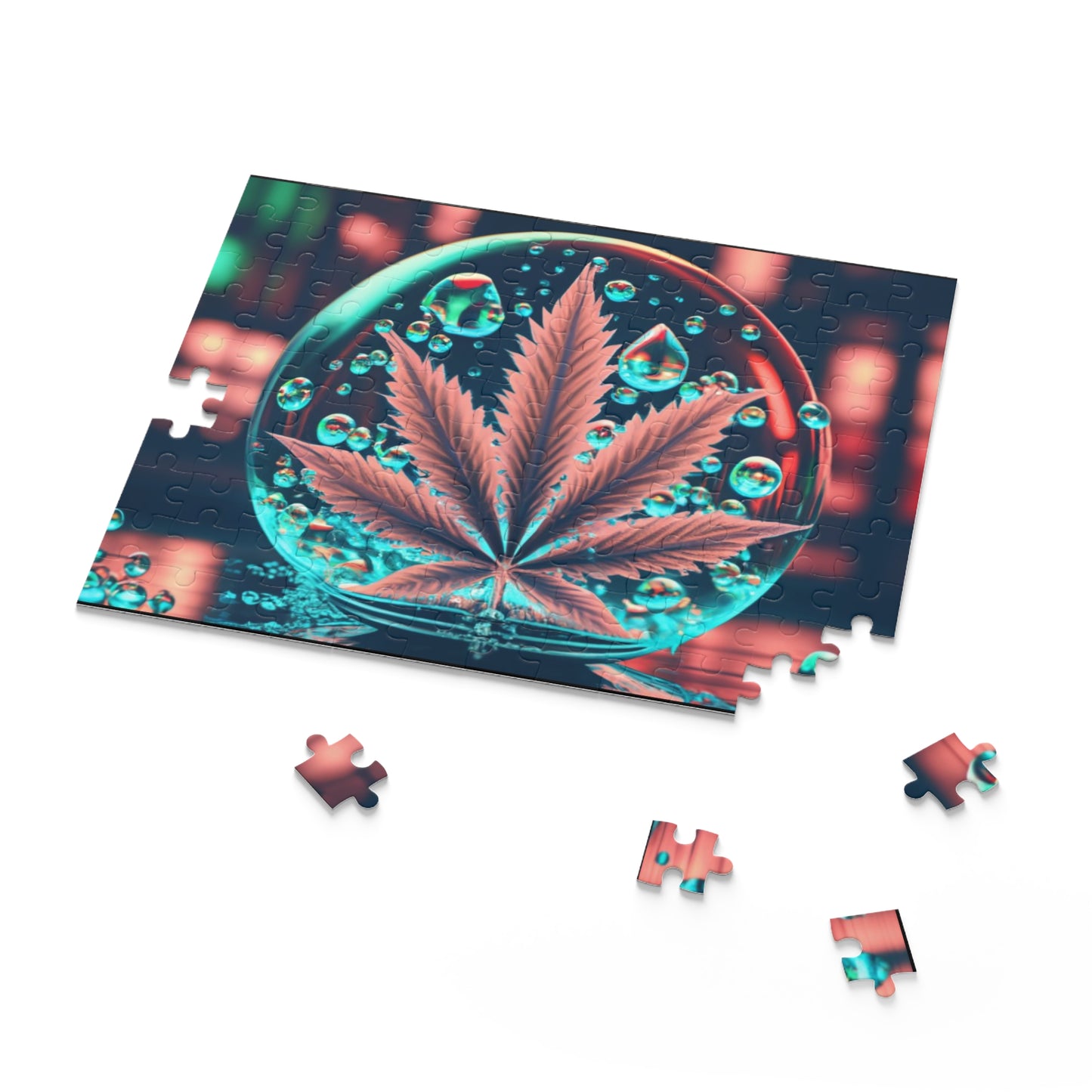 Crystal Drop Puzzle – Bold Glass Orb Jigsaw puzzle for those who like to just chill gift