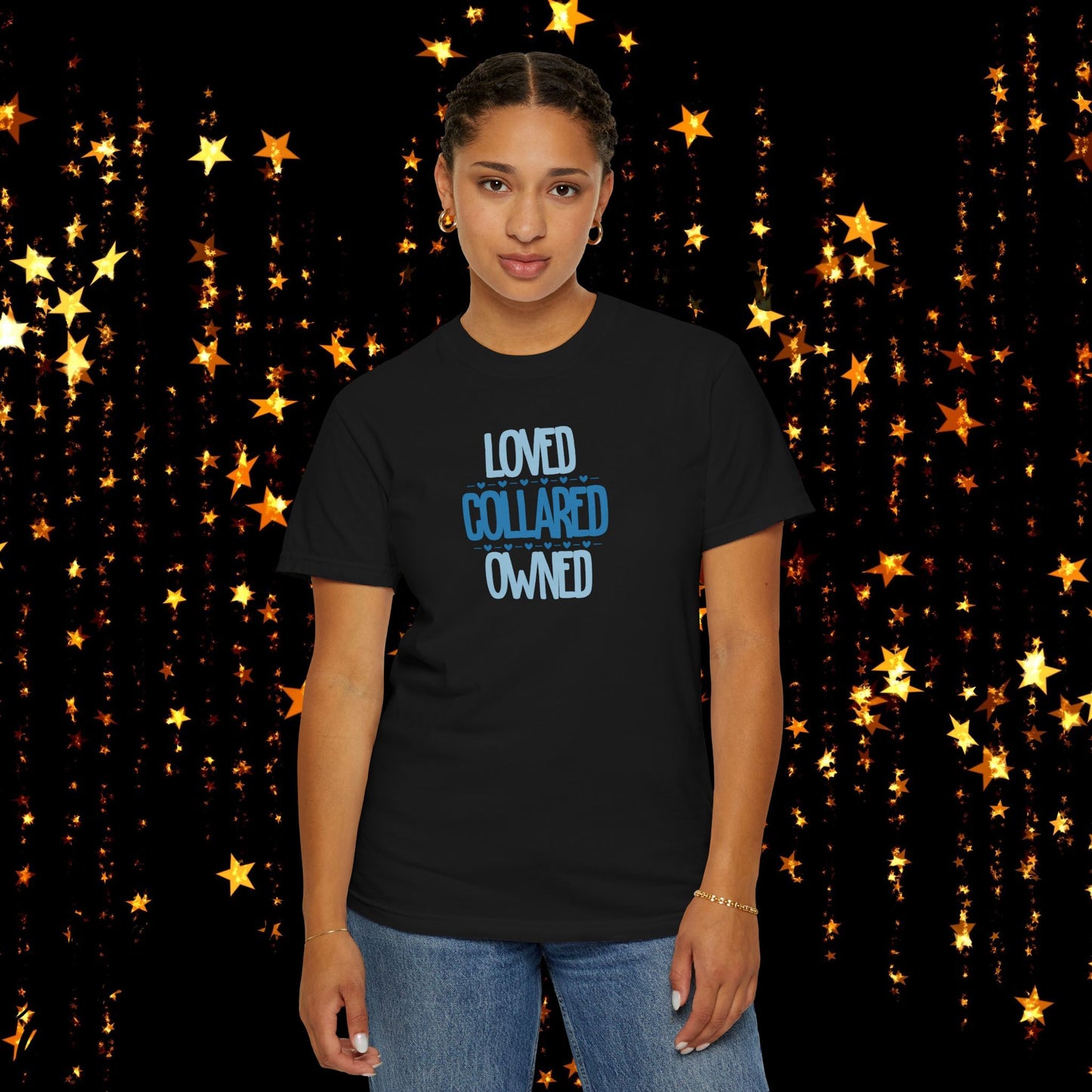 Submissive T-shirt, Loved Collared Owned Tee, Submissive Wife Gift