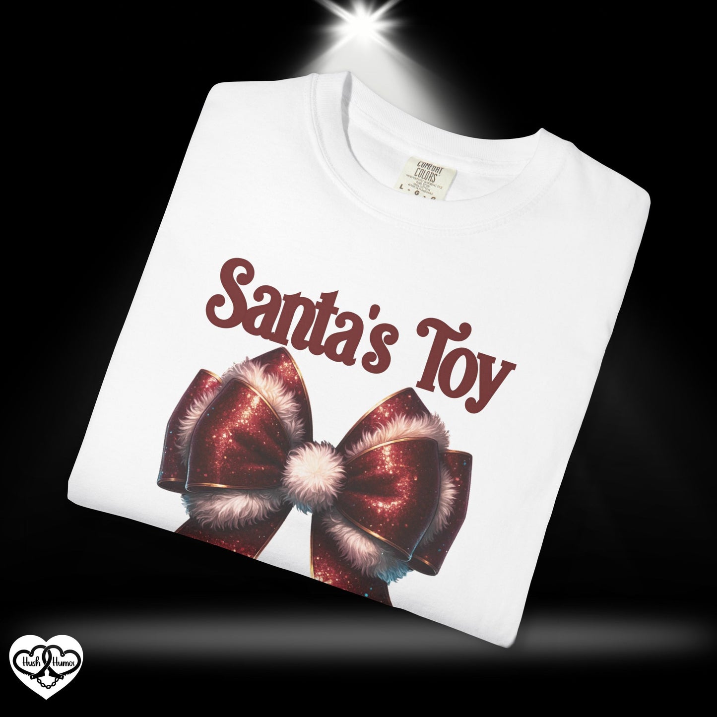 Santa’s Toy Favorite Christmas Party Suggestive Tee – Funny Adult NSFW Holiday Party T-Shirt
