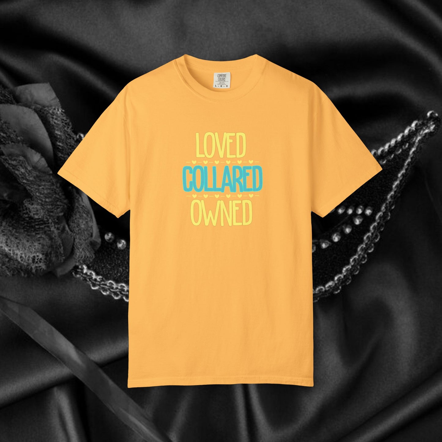 BDSM apparel Submissive tee Loved Collared Owned T-shirt, Kinky Tee