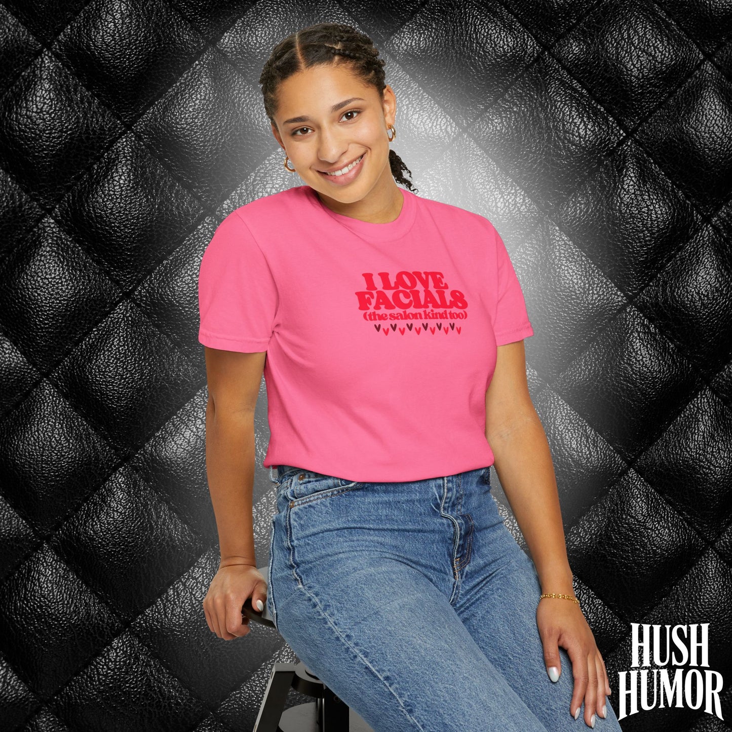 I Love Facials | Funny NSFW Blow Job Tee for Bold Adult Humor