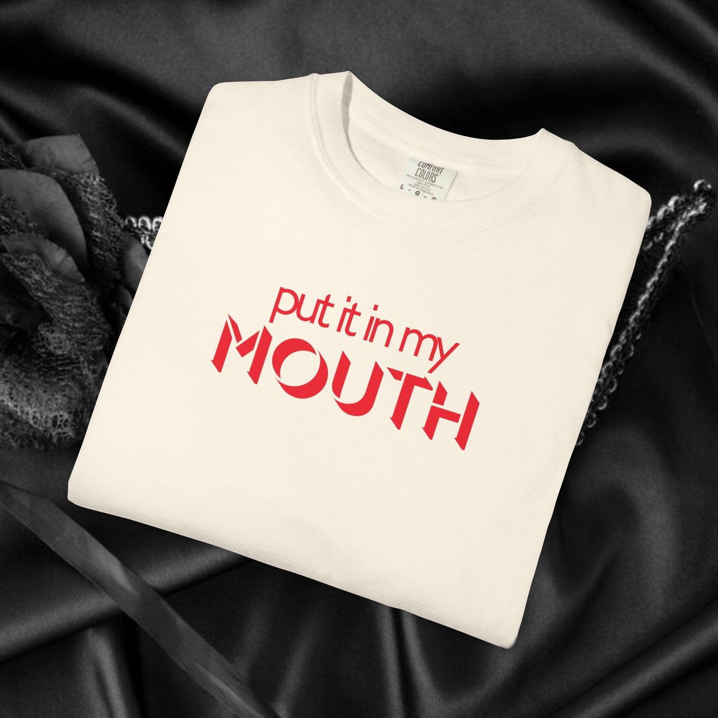 Put it in my mouth fun gift for your Hot Wife, dirty gifts for naughty girls, NSFW tee
