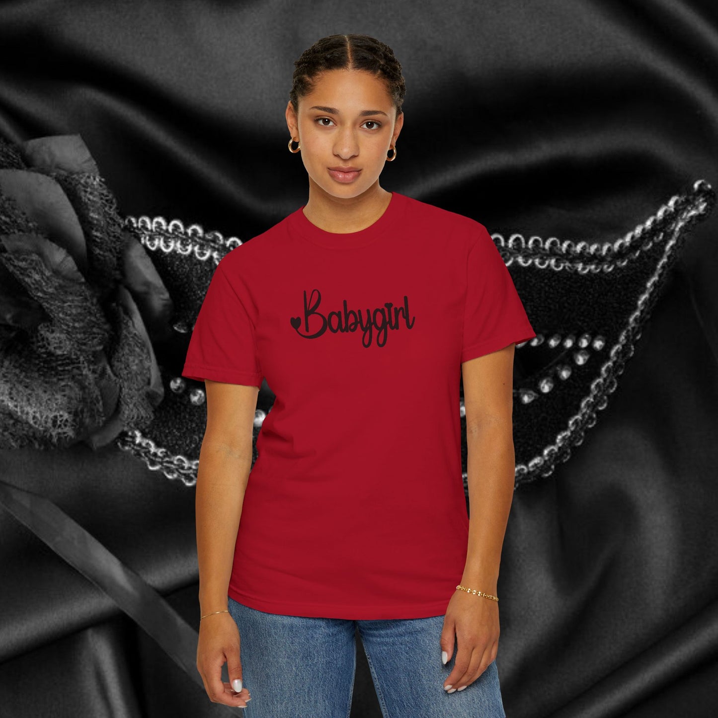 Babygirl DDLG T-shirt, Unisex Garment-Dyed Tee, Yes Daddy, Tumblr Hipster Trending Fun Party Shirt
