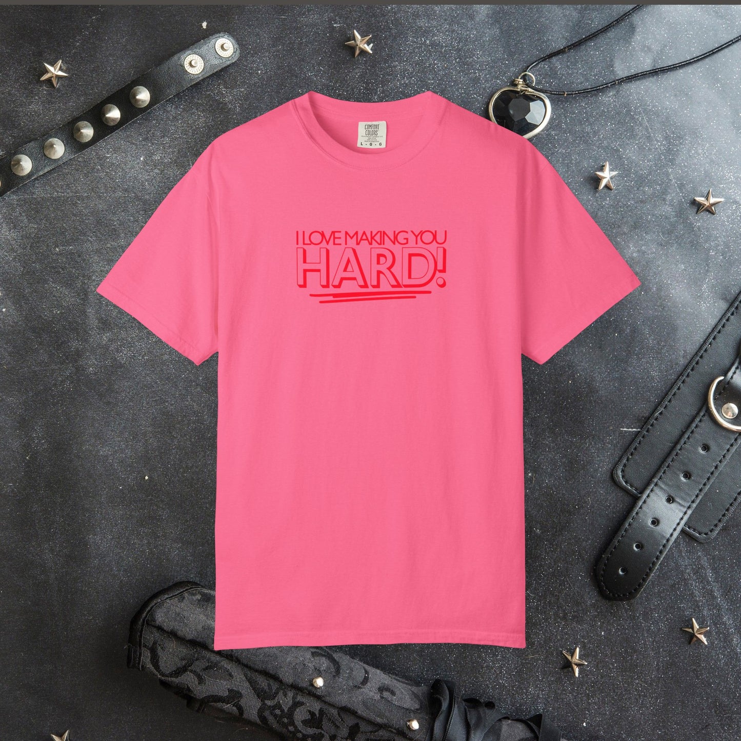 I Love Making You Hard Naughty Girl Sexy T-Shirt, Hot Wife nsfw top, Inappropriate but Fun Summer Apparel