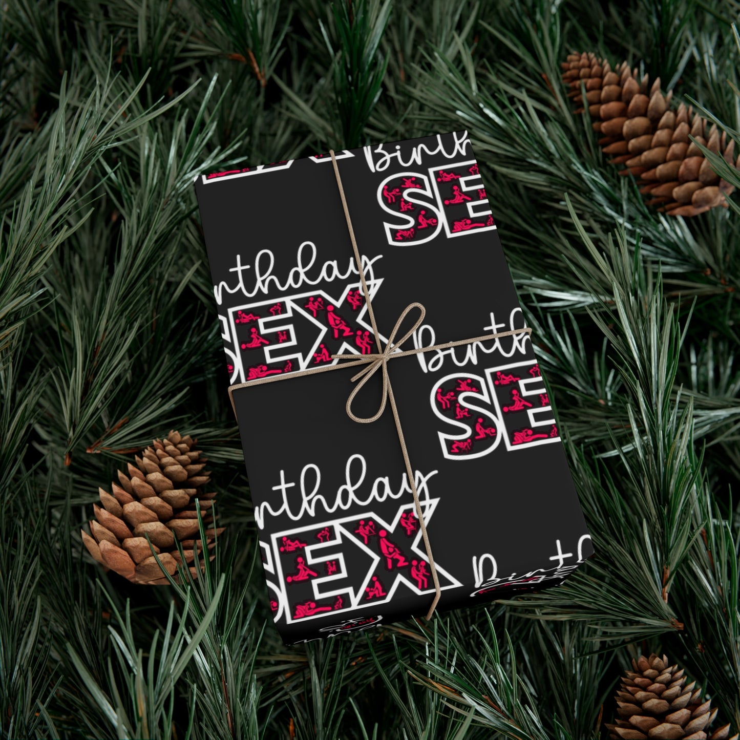 Birthdy Sex Wrapping Paper Adult Birthday Decor, Funny Gift Wrap, Unique Wrapping Paper, special occasions