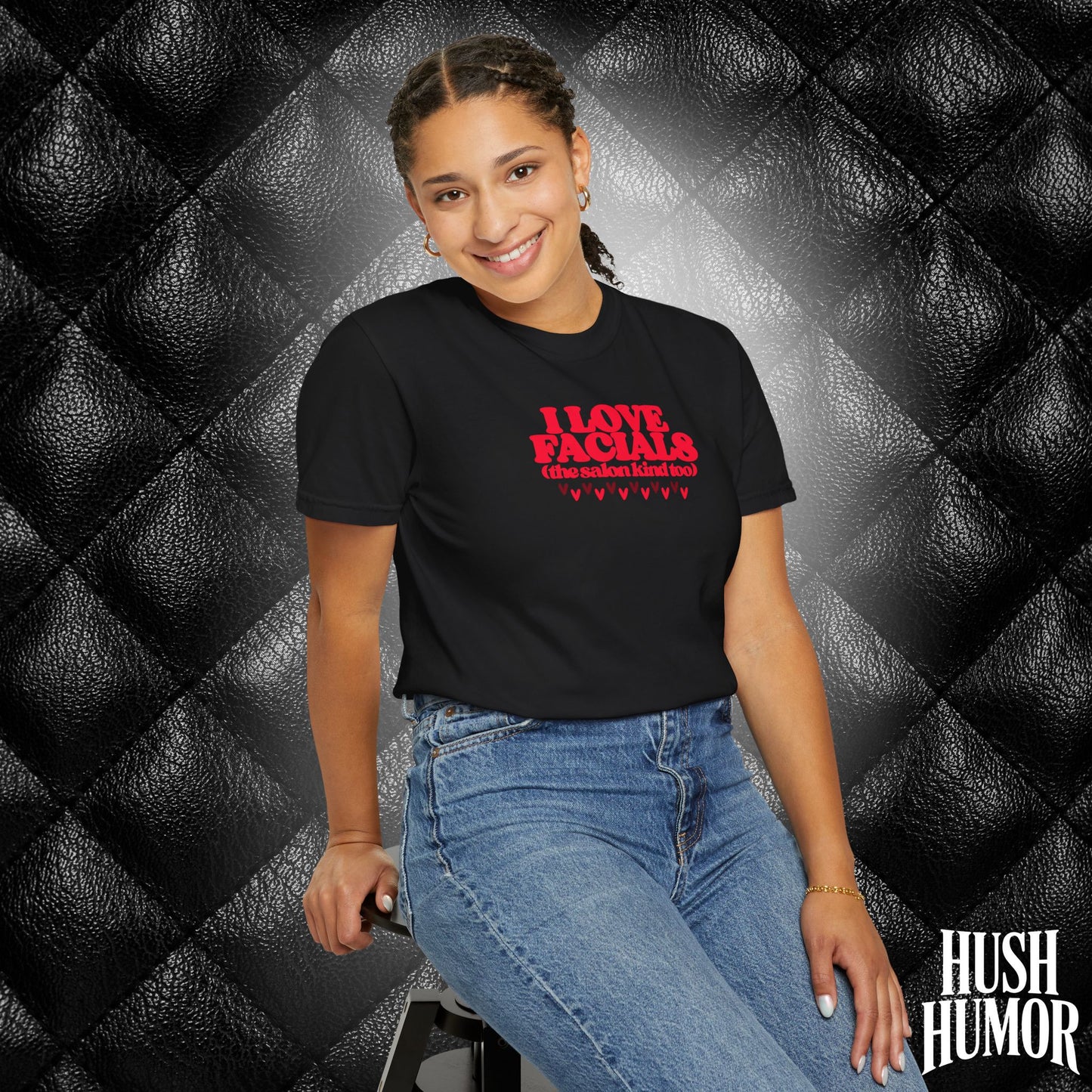 I Love Facials | Funny NSFW Blow Job Tee for Bold Adult Humor