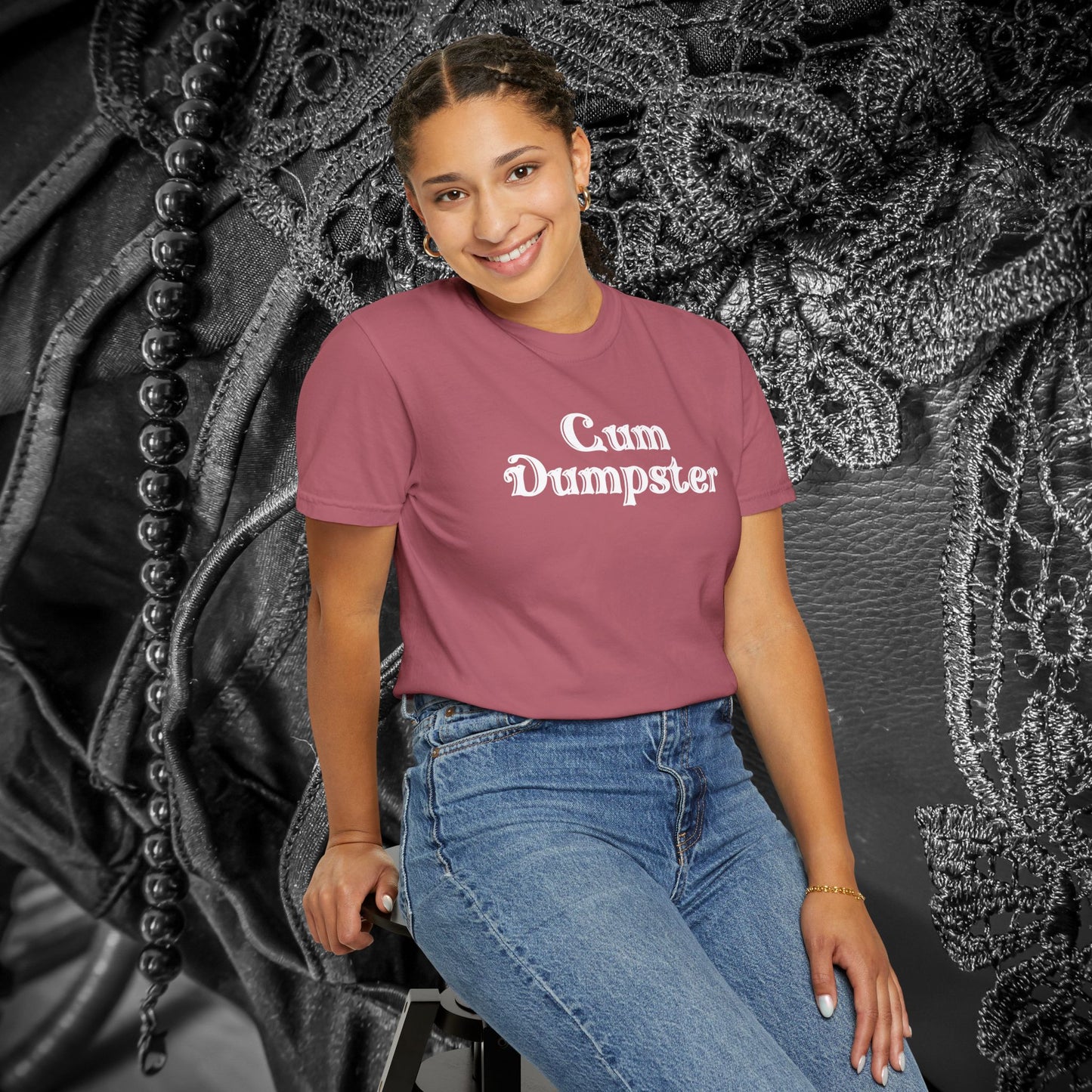 Cum Dumpster Tee – Dirty Joke Shirt & Party Gag Gift