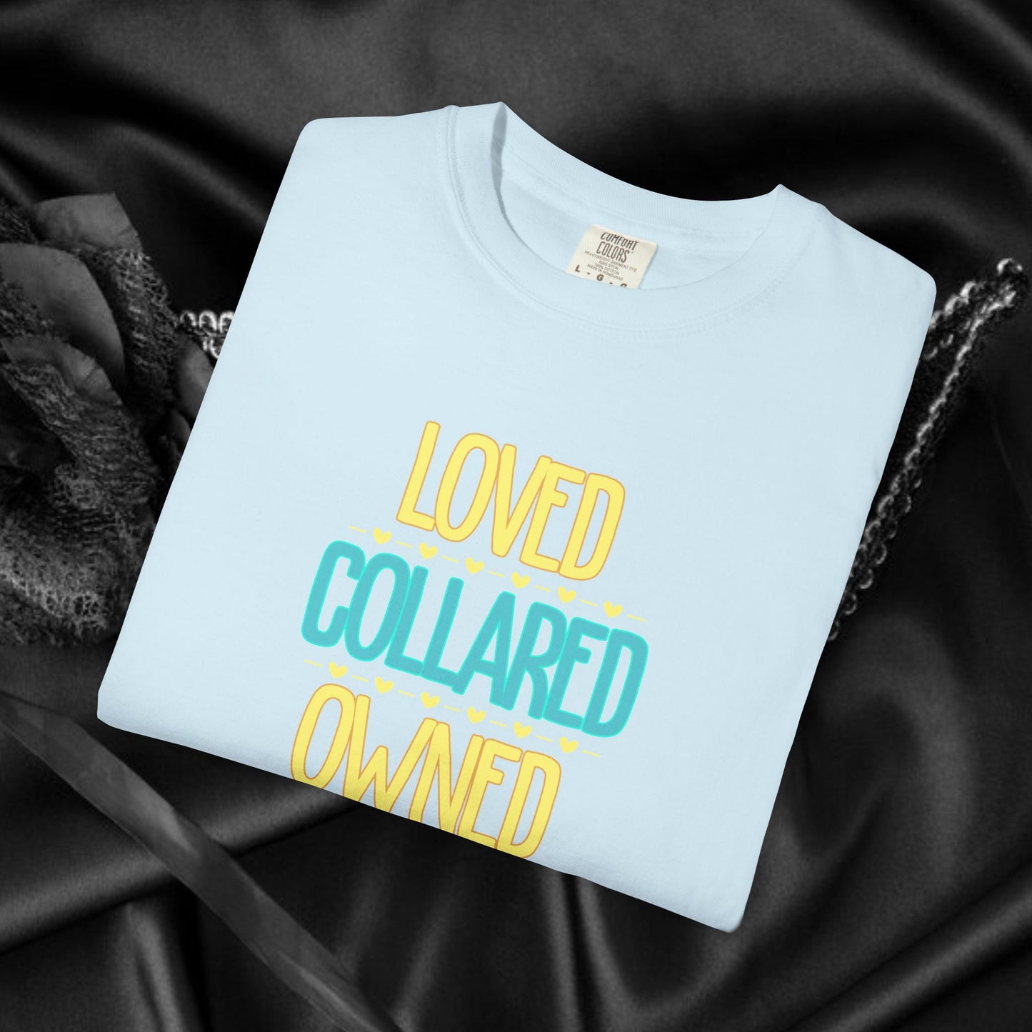 BDSM apparel Submissive tee Loved Collared Owned T-shirt, Kinky Tee
