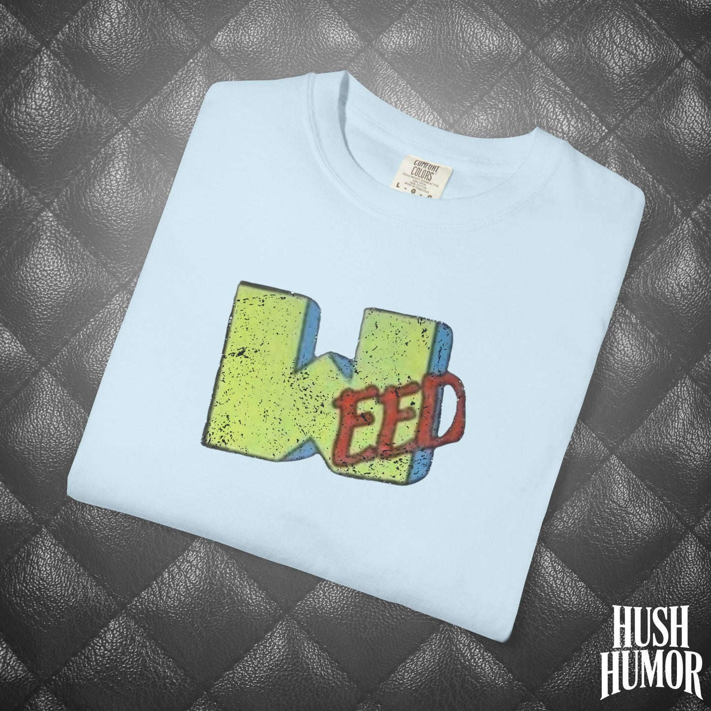 WEED Retro Graphic Tee | Stoner Girl Shirt, Funny Marijuana Meme Gift