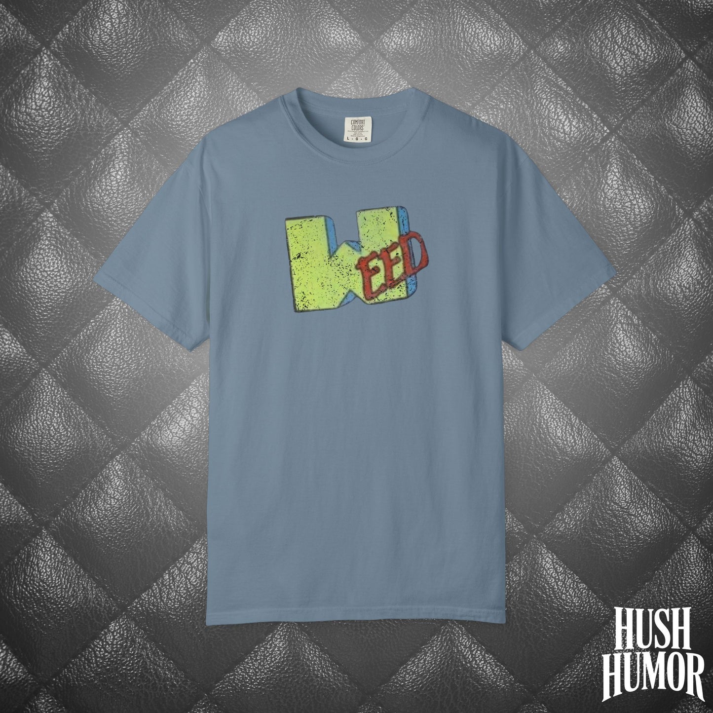 WEED Retro Graphic Tee | Stoner Girl Shirt, Funny Marijuana Meme Gift