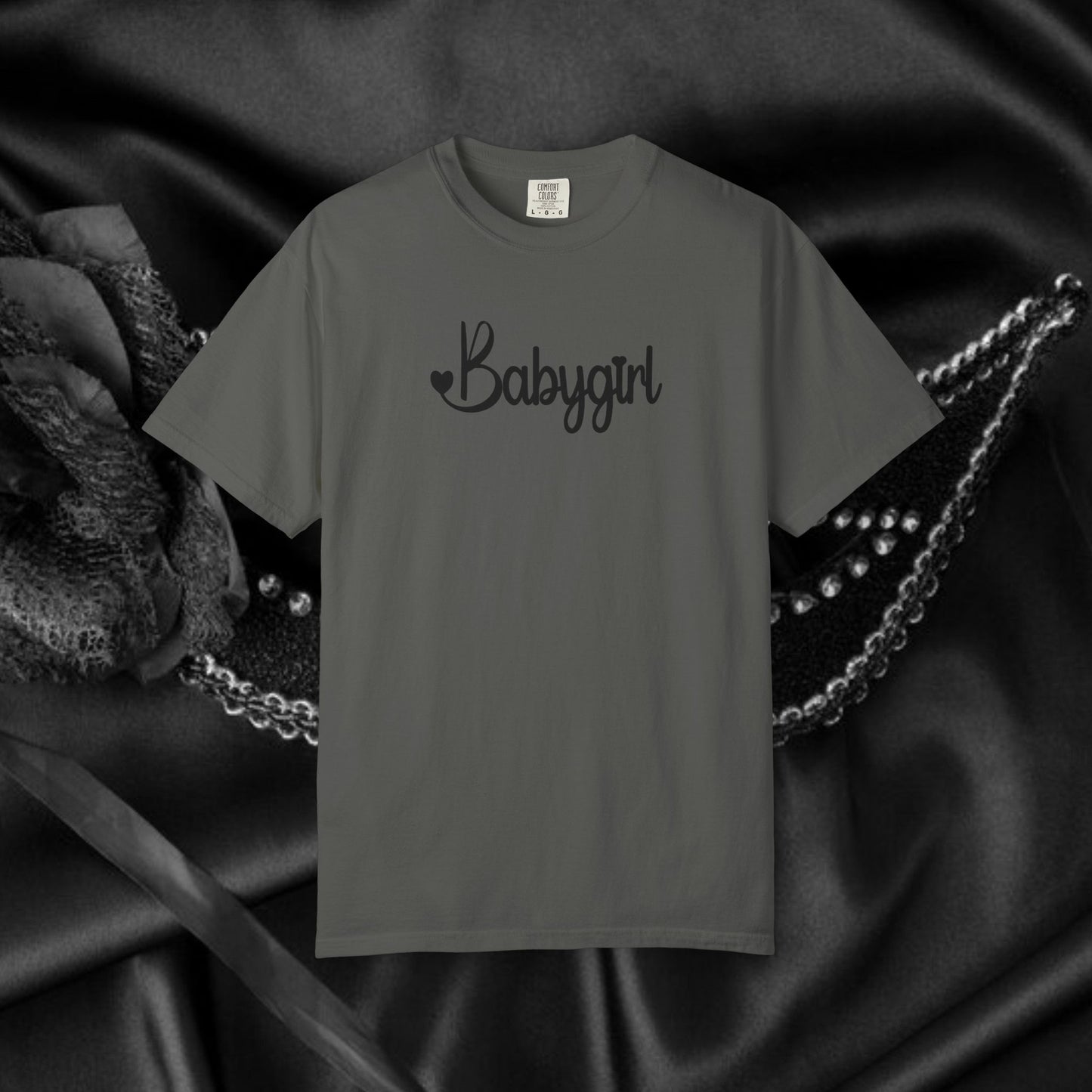 Babygirl DDLG T-shirt, Unisex Garment-Dyed Tee, Yes Daddy, Tumblr Hipster Trending Fun Party Shirt
