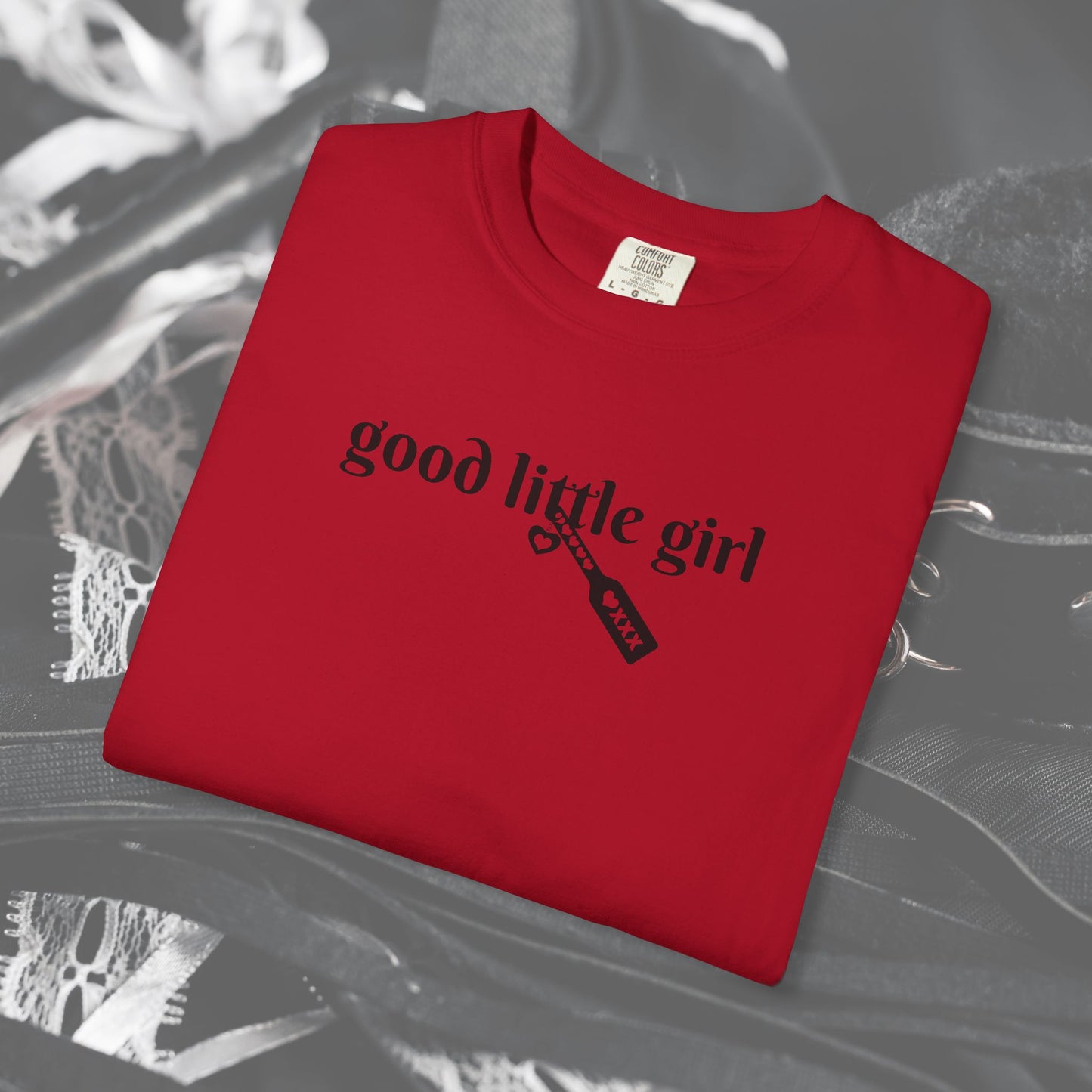 Submissive good little girl T-shirt, BDSM DomSub Wife Gift, Comfort Color Tee, Good Little Girl Shirt, BDSM Submissive Wife Shirt
