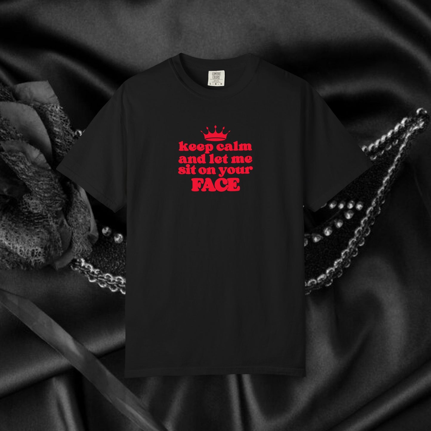 Naughty Face Sitting T-Shirt, Women's Sexy Tee, Inappropriate Party Shirt, Crude NSFW Summer Sexy Tee, Offensive Adult Dirty Humor Tee