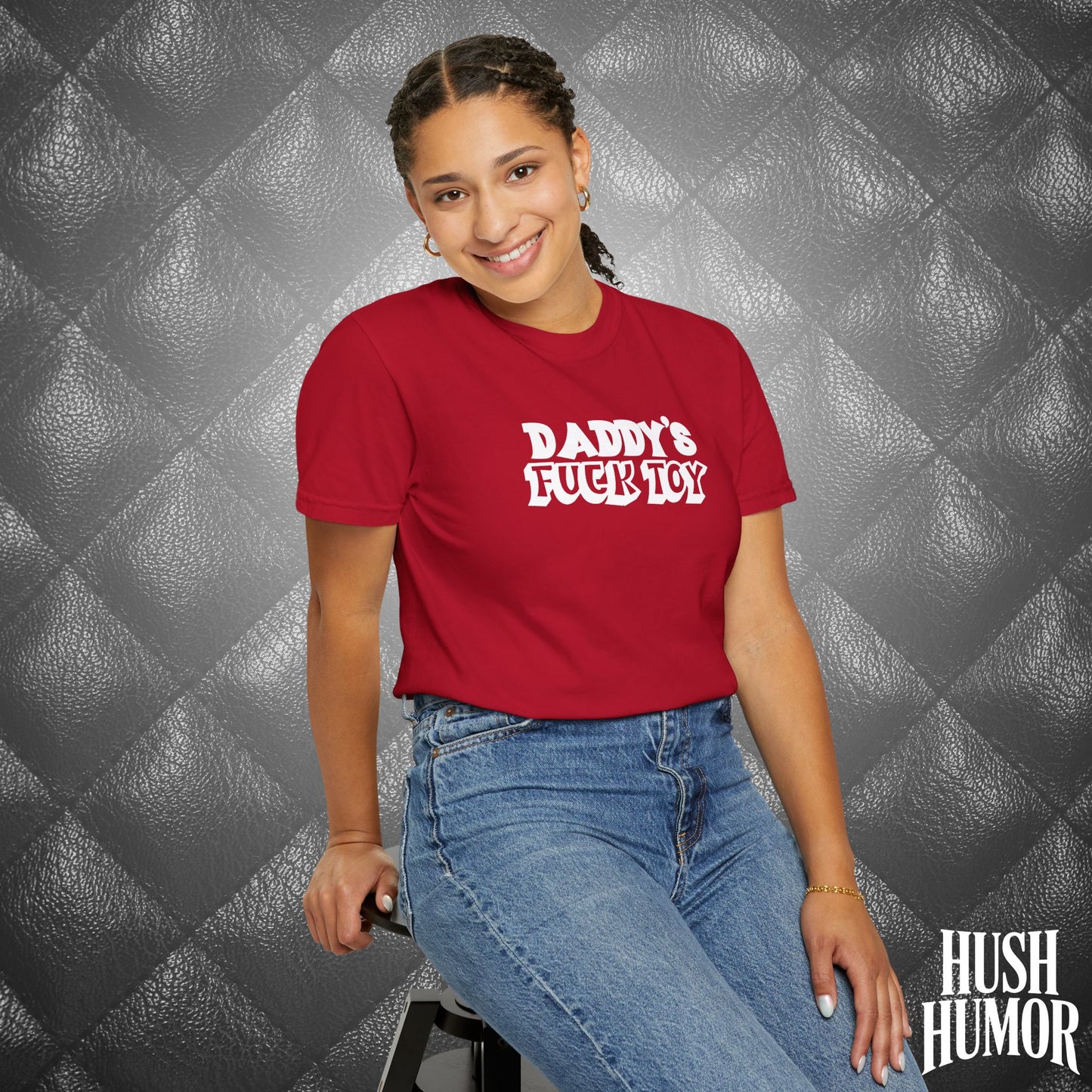 Daddy’s F*ck Toy Shirt – BDSM Submissive T-Shirt, Kinky DDLG Apparel, Naughty NSFW Shirt for Brats, Dirty Adult Play Wear, Inappropriate Sub Gift