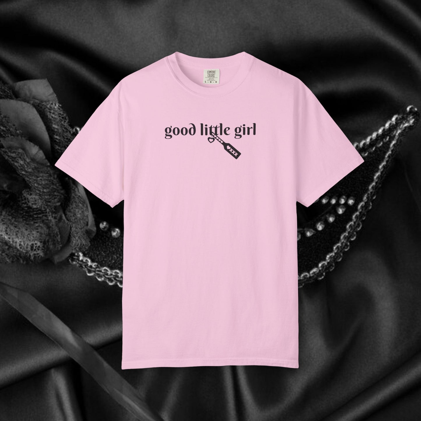 Submissive good little girl T-shirt, BDSM DomSub Wife Gift, Comfort Color Tee, Good Little Girl Shirt, BDSM Submissive Wife Shirt