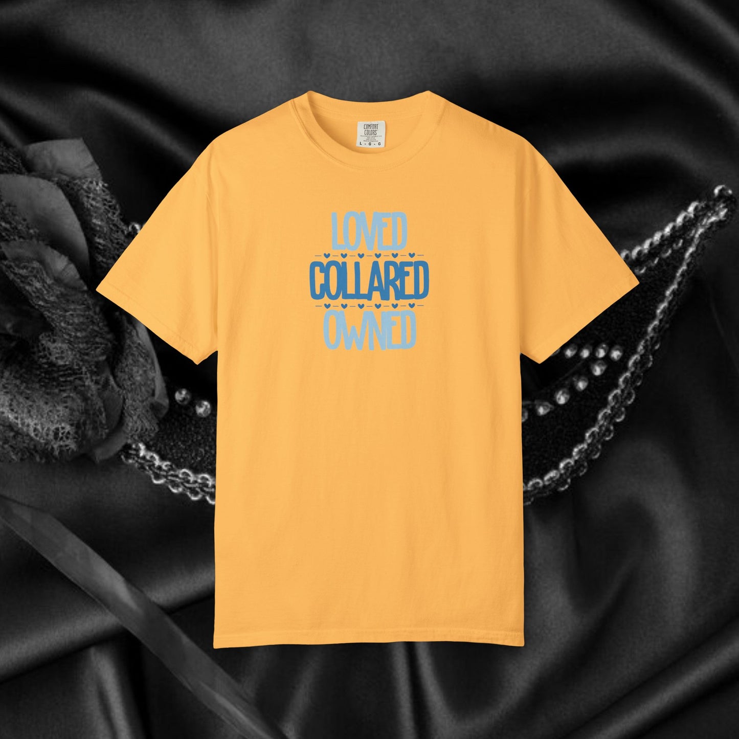 Submissive T-shirt, Loved Collared Owned Tee, Submissive Wife Gift