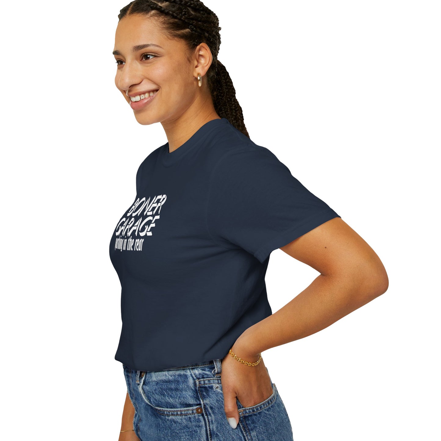 Boner Garage Parking in the Rear Naughty Women’s T-Shirt – Offensive Summer Party Tee, Funny Hot Mom Gift