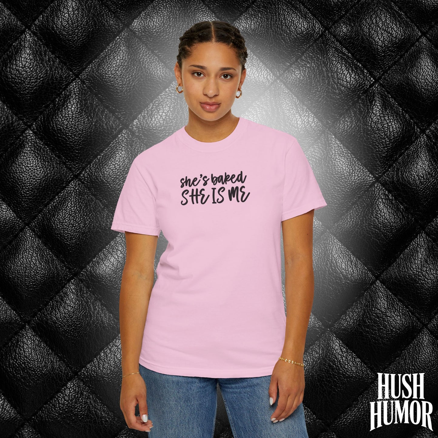 She’s Baked | Stoner Girl Weed T-Shirt for Women | Cute Pothead Gift Idea