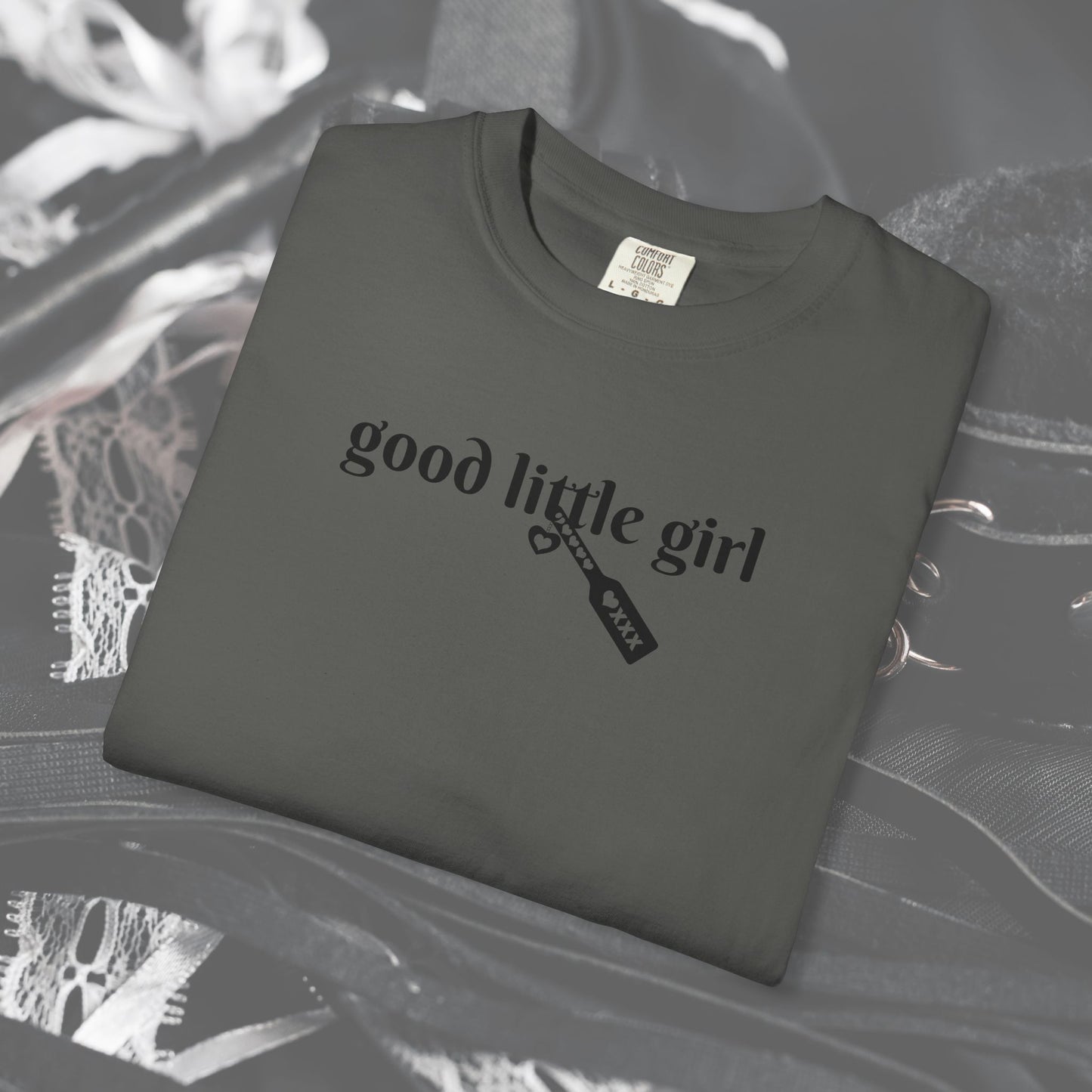Submissive good little girl T-shirt, BDSM DomSub Wife Gift, Comfort Color Tee, Good Little Girl Shirt, BDSM Submissive Wife Shirt