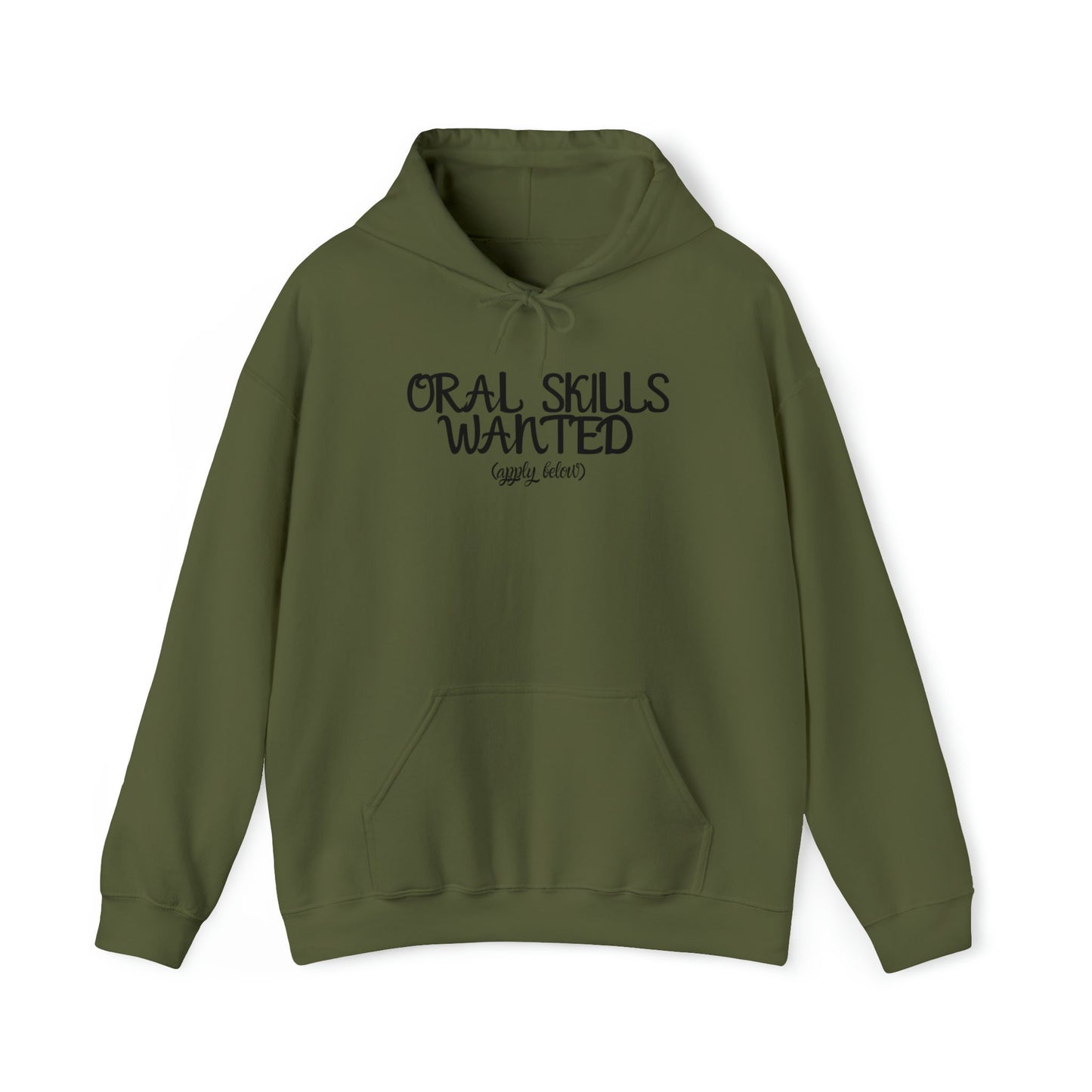 Funny Graphic Sweatshirt – Oral Skills Wanted Apply Below | Naughty Gift for Her | Dirty Birthday, Anniversary, or Holiday Gift for Kinky Women