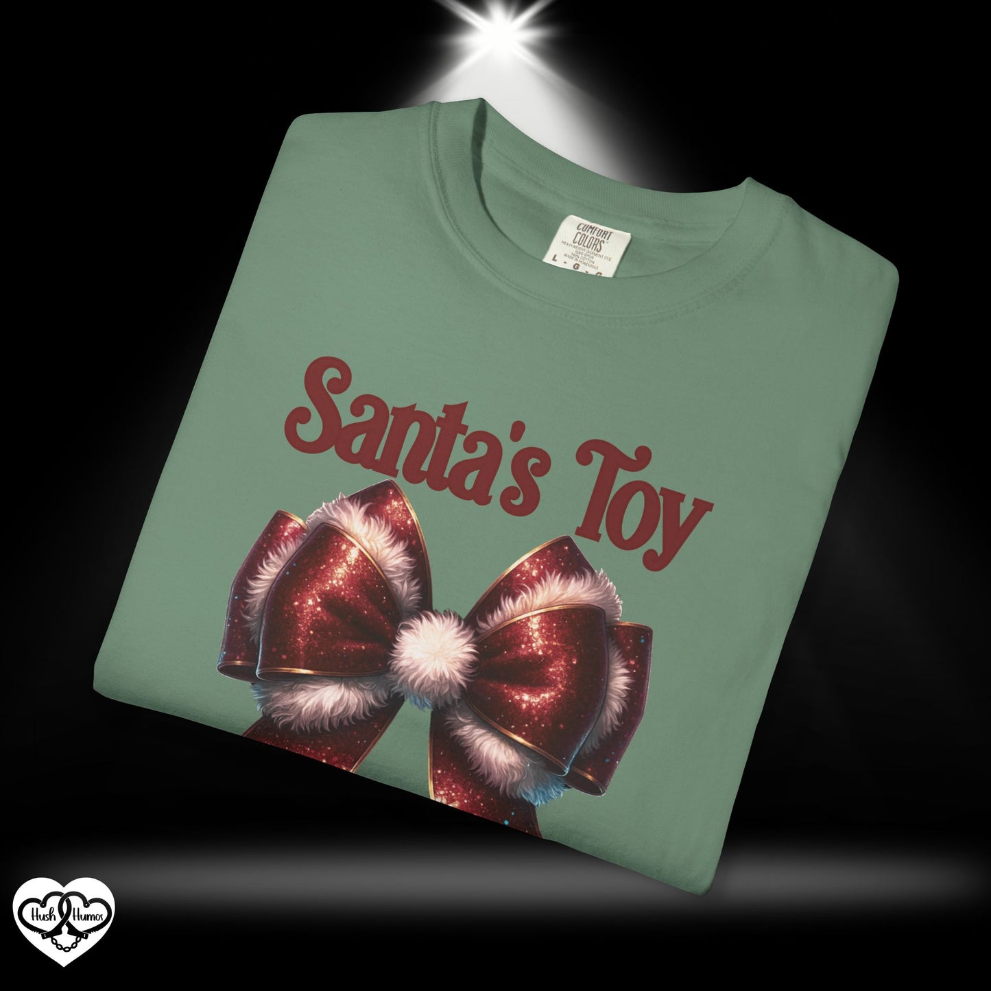 Santa’s Toy Favorite Christmas Party Suggestive Tee – Funny Adult NSFW Holiday Party T-Shirt