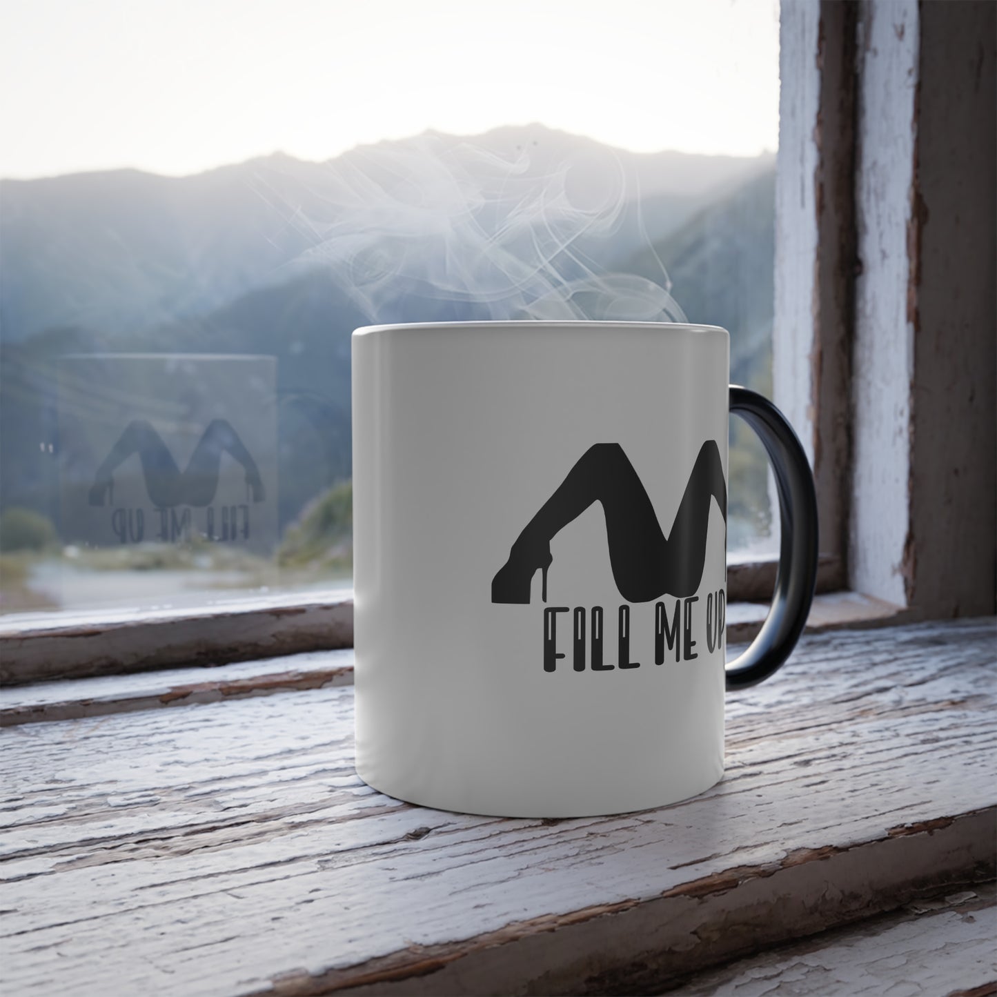 Fill Me Up Color Morphing Mug – Naughty Heat Reveal Gag Gift for Her