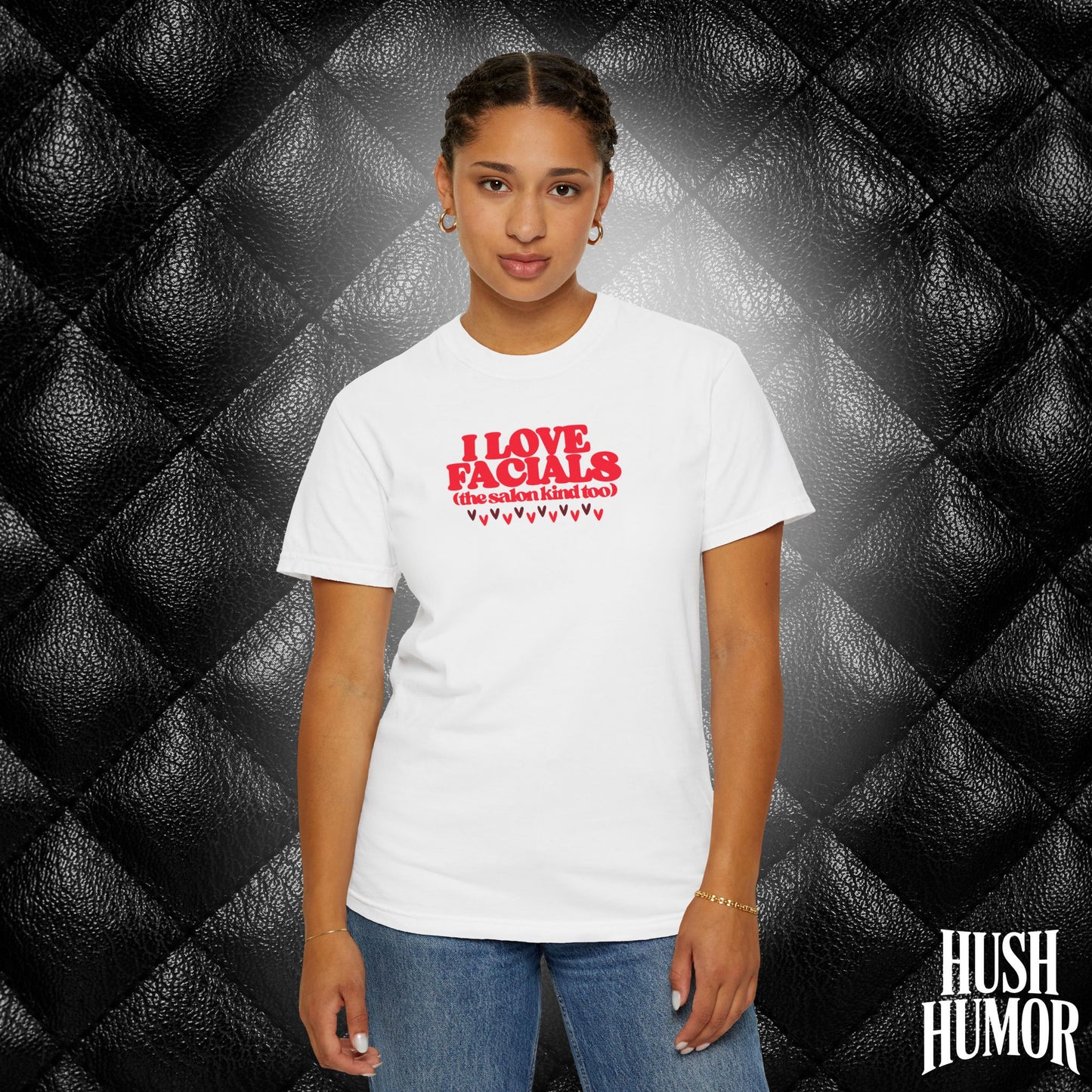 I Love Facials | Funny NSFW Blow Job Tee for Bold Adult Humor