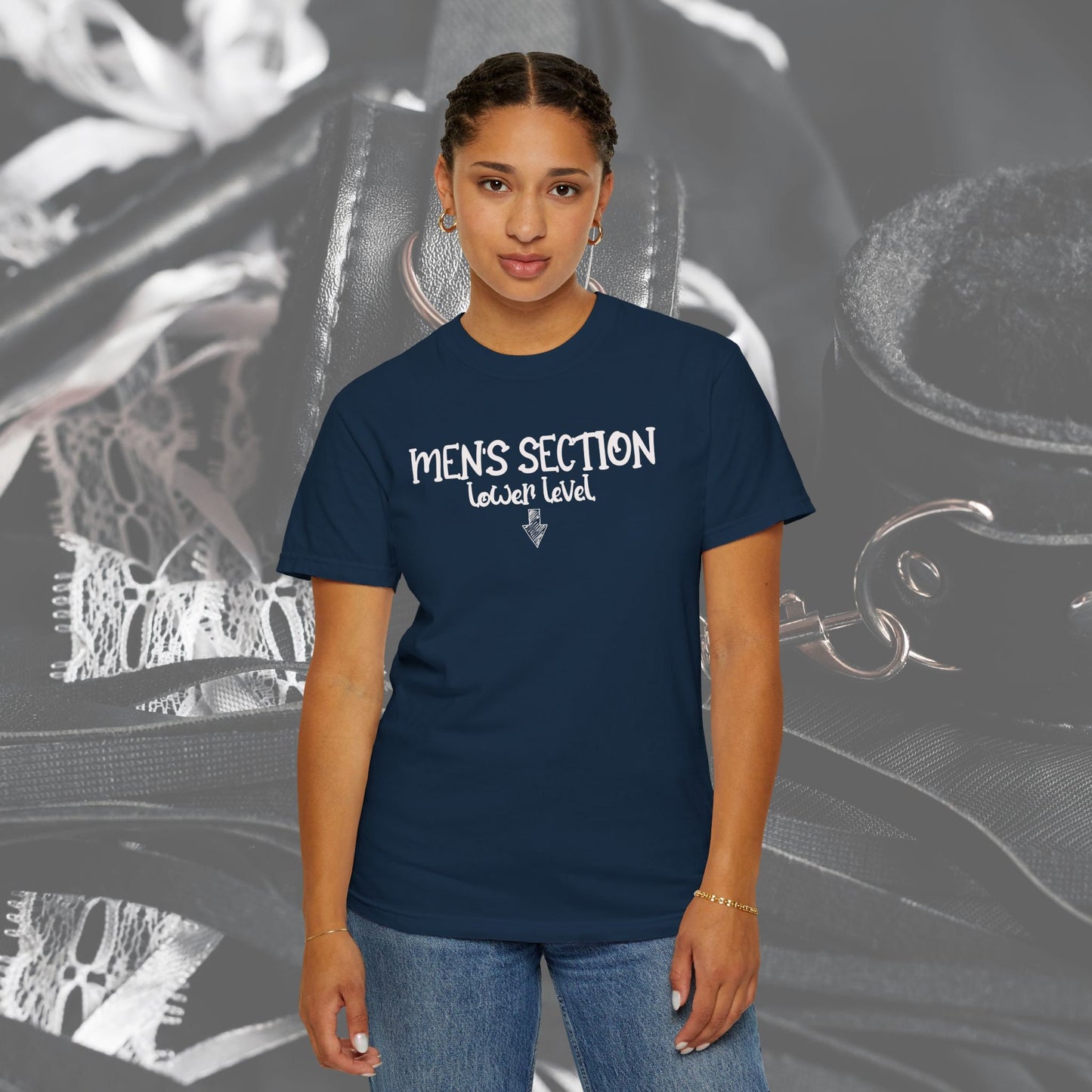 Naughty Wife Shirt – Men’s Section Lower Level Funny Comfort Colors Tee