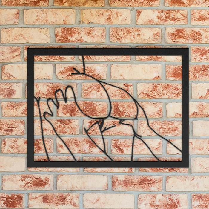 Bdsm_Oral_Sex_wall_decor_erotic_sexy_be_Black_Brick_Entrance_Mockup.png