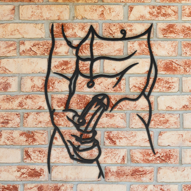 Bdsm_Oral_Sex_wall_decor_erotic_sexy_be_Black_Brick_Entrance_Mockup.png