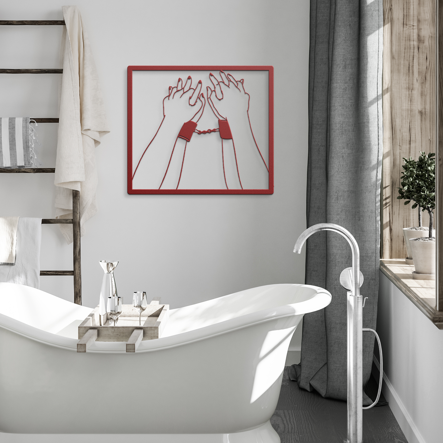 Bdsm_Oral_Sex_wall_decor_erotic_sexy_be_Red_Modern_Bathroom_Mockup.png