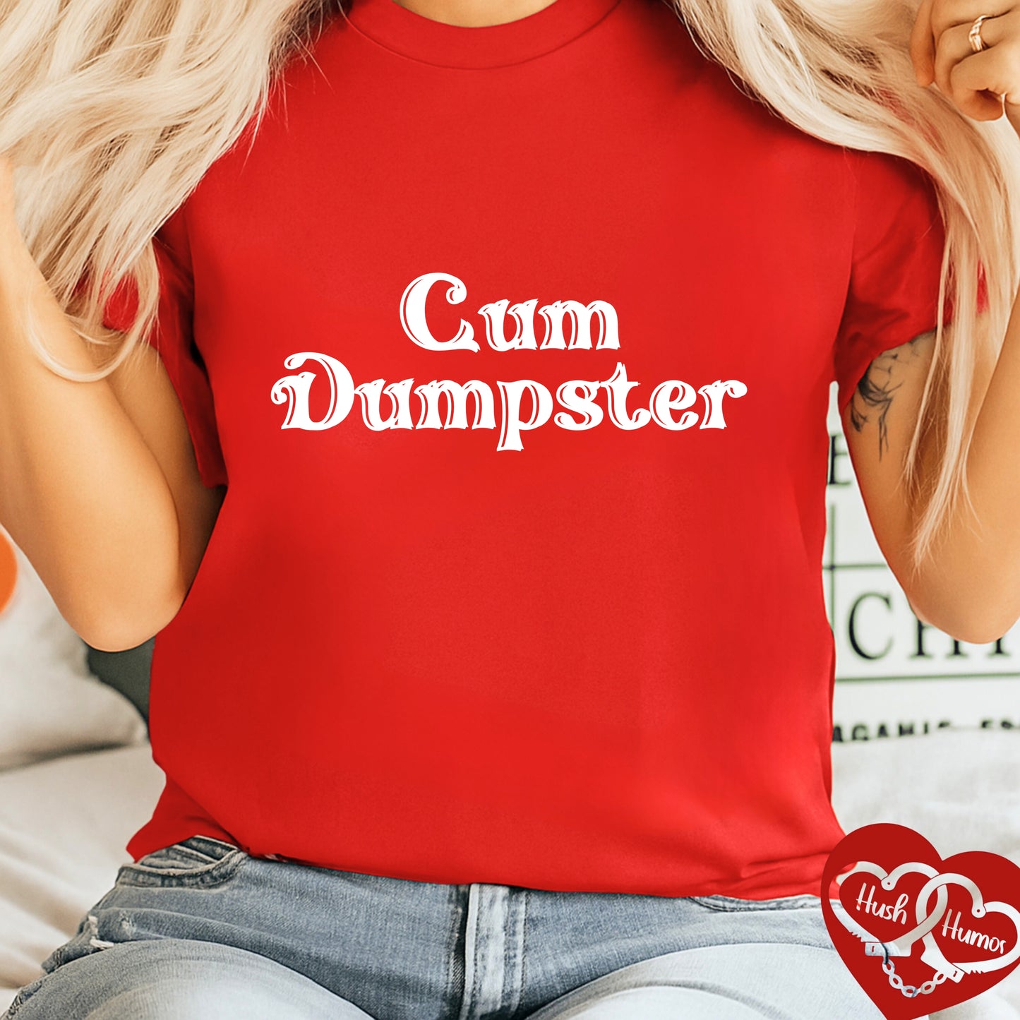 Cum Dumpster Tee – Naughty Party tshirt & Party Gag Gift