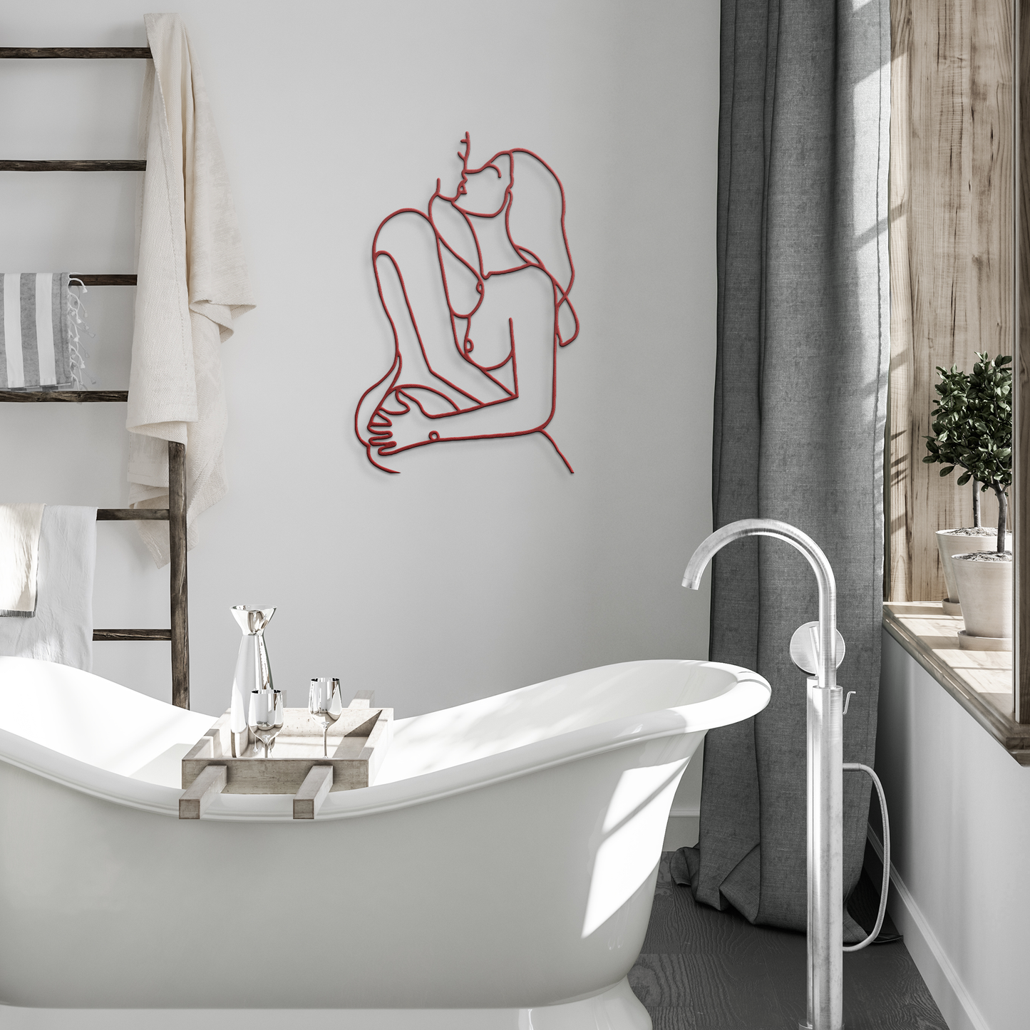 Lesbian_Lovers_Embrace_Metal_Sexy_Bedroo_Red_Modern_Bathroom_Mockup.png