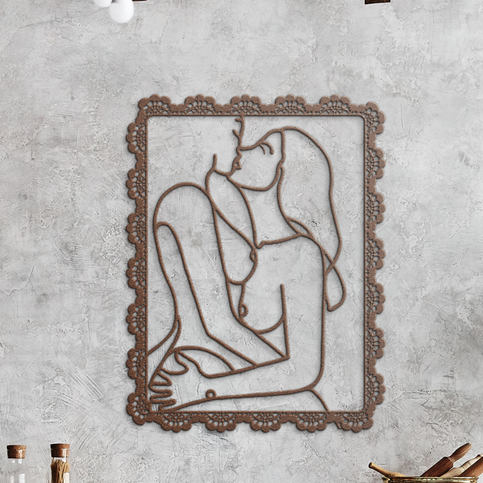 Lesbian_Lovers_Framed_Embrace_Girl_Deco_Copper_Rustic_Kitchen_Mockup.png