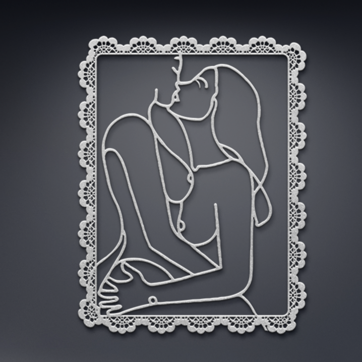 Lesbian_Lovers_Framed_Embrace_Girl_Deco_Silver_Dark_Kitchen_Mockup.png