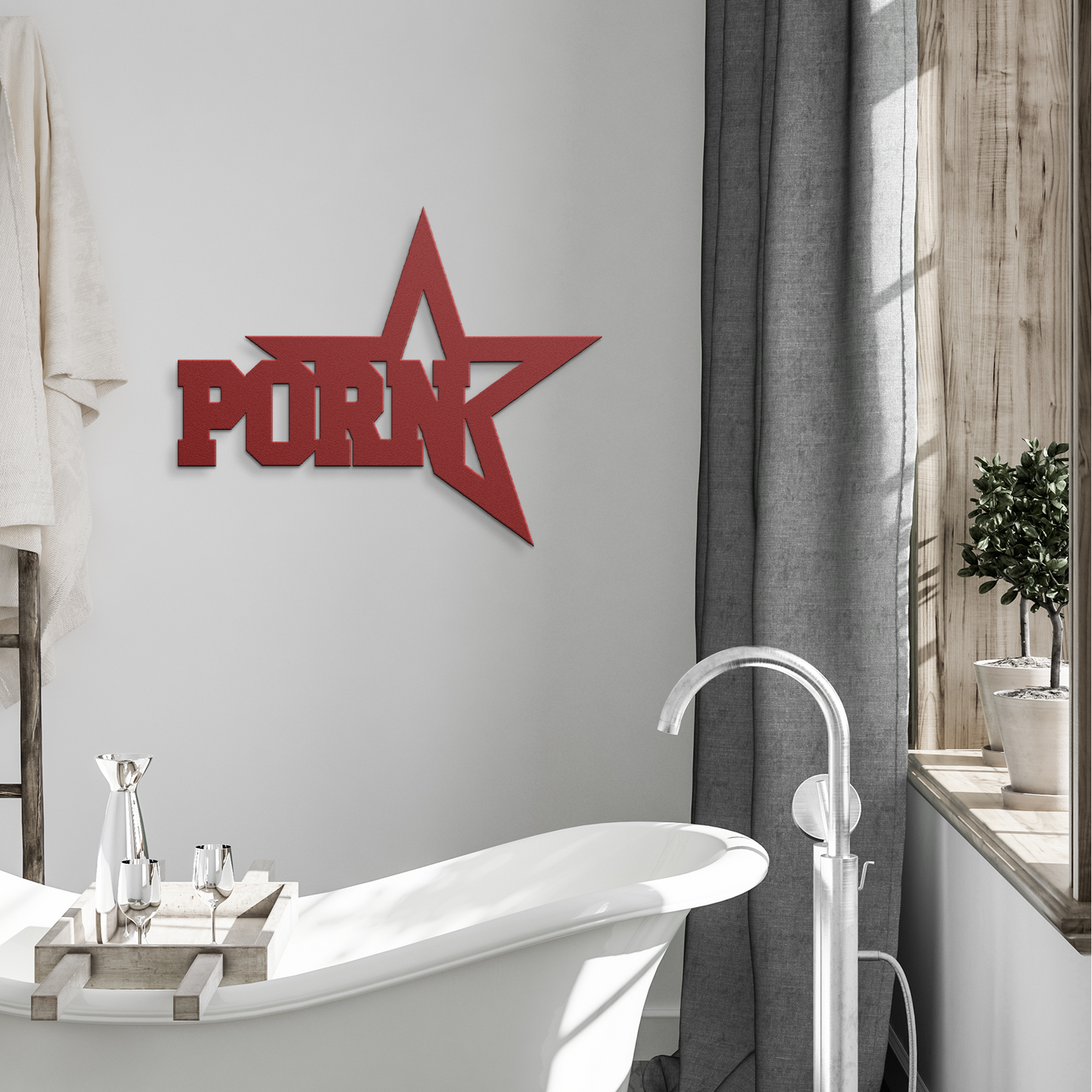 Sexually_Explicit_above_the_bed_metal_wa_Red_Modern_Bathroom_Mockup.png