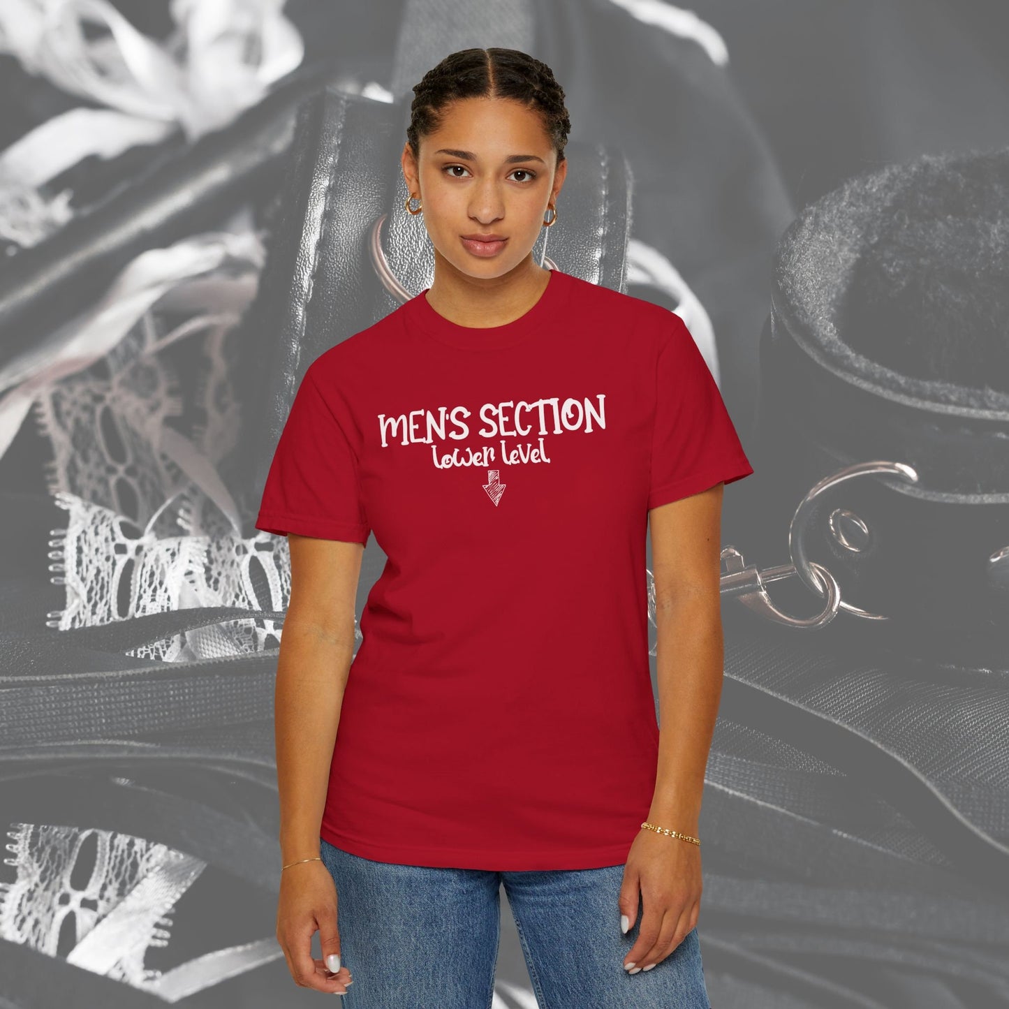Naughty Wife Shirt – Men’s Section Lower Level Funny Comfort Colors Tee