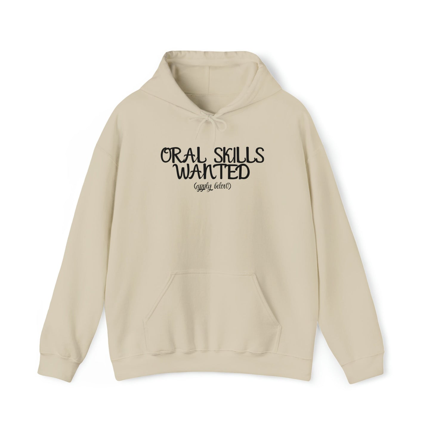 Funny Graphic Sweatshirt – Oral Skills Wanted Apply Below | Naughty Gift for Her | Dirty Birthday, Anniversary, or Holiday Gift for Kinky Women
