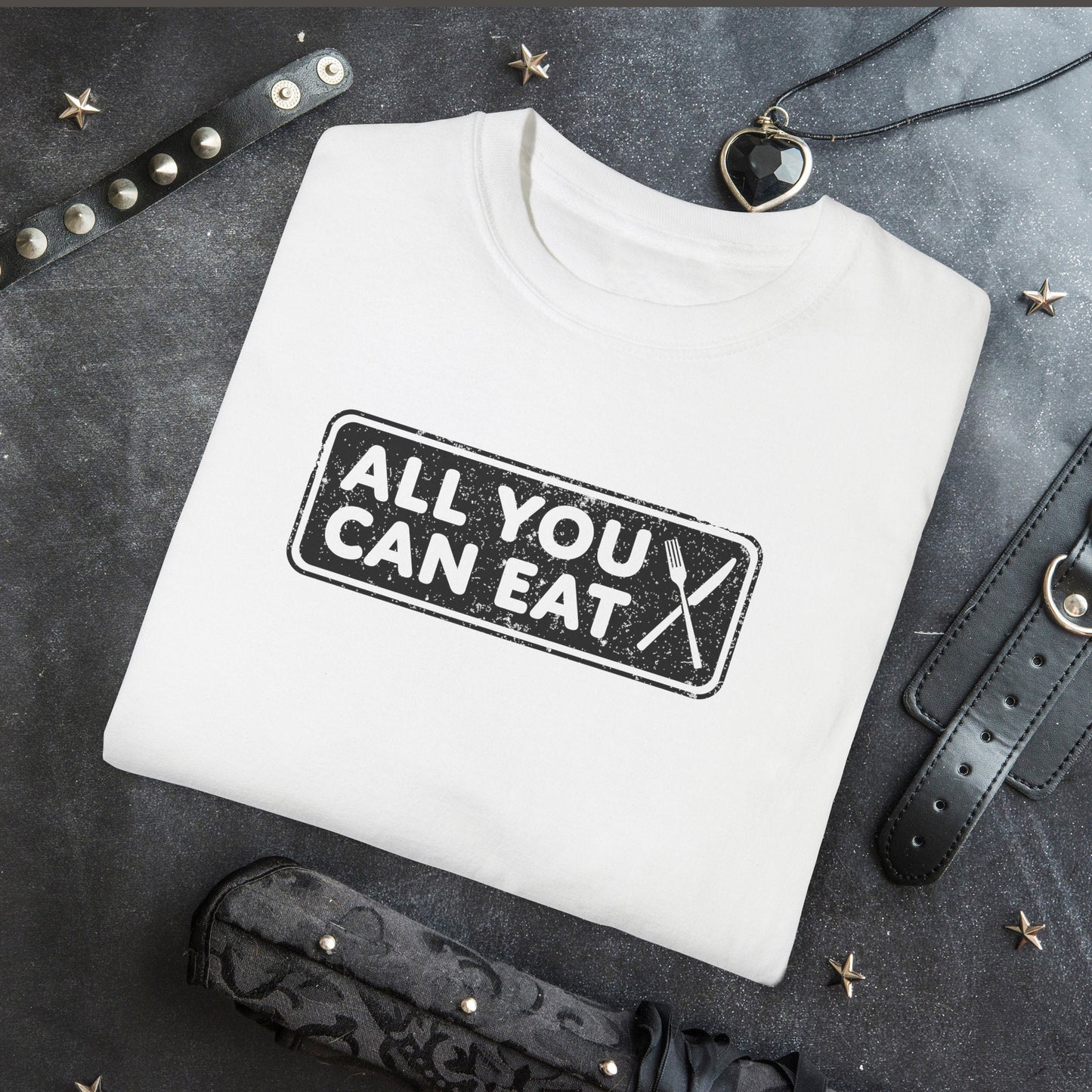 All You Can Eat Naughty Girl Comfort Colors Tee | Dirty Gift for Her | NSFW Hot Wife Shirt