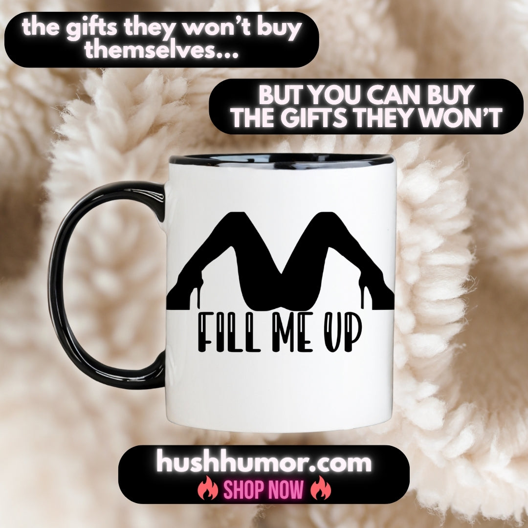 Fill Me Up Color Morphing Mug – Naughty Heat Reveal Gag Gift for Her