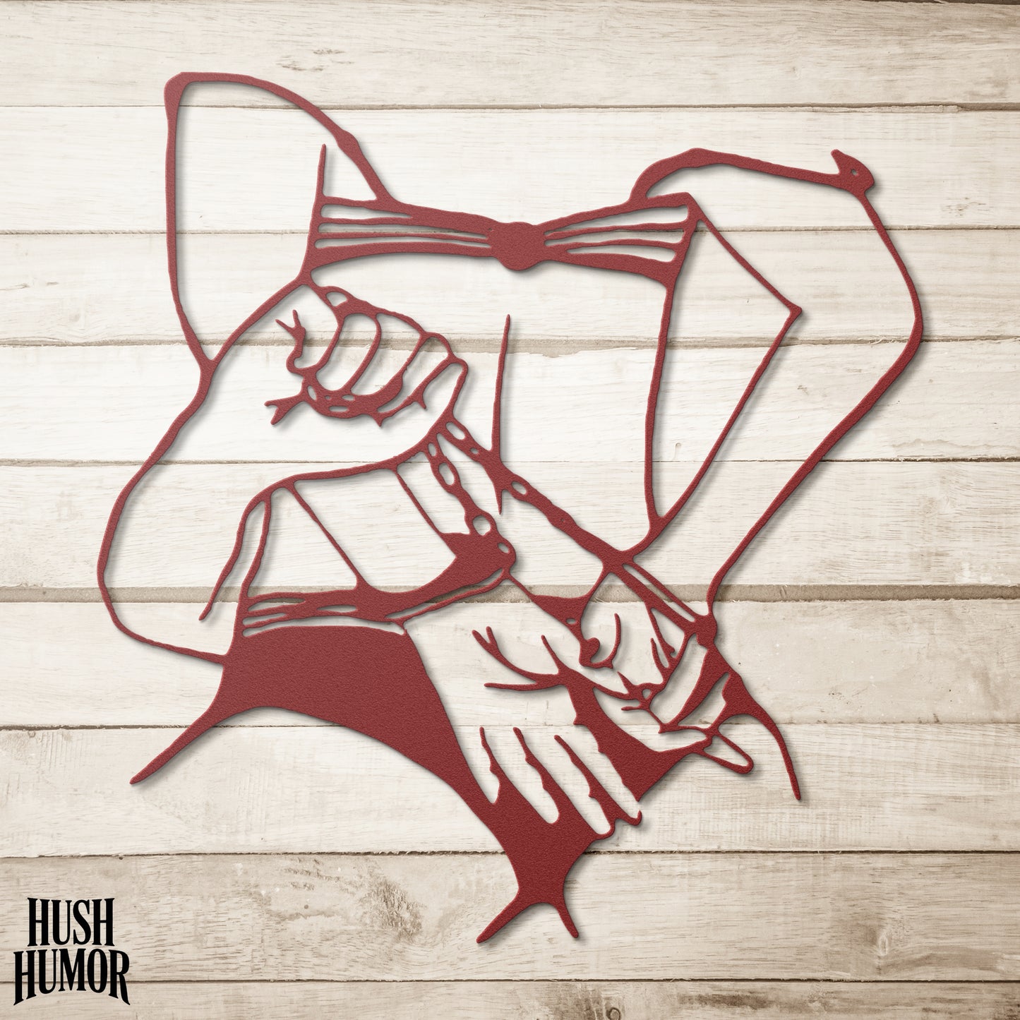 Cuffed BDSM Wall Decor – Erotic Bondage Line Art for Kinky Couples & Naughty Bedrooms