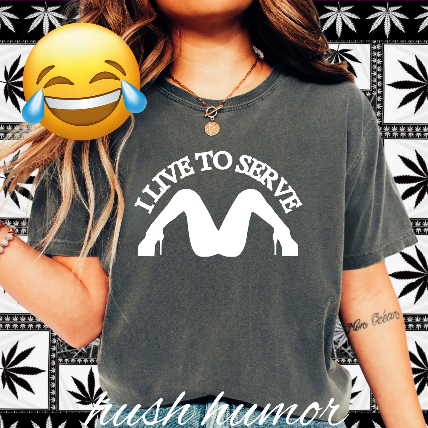 I Live to Serve Shirt – Submissive Gift Tee for Kinky Obedient Play