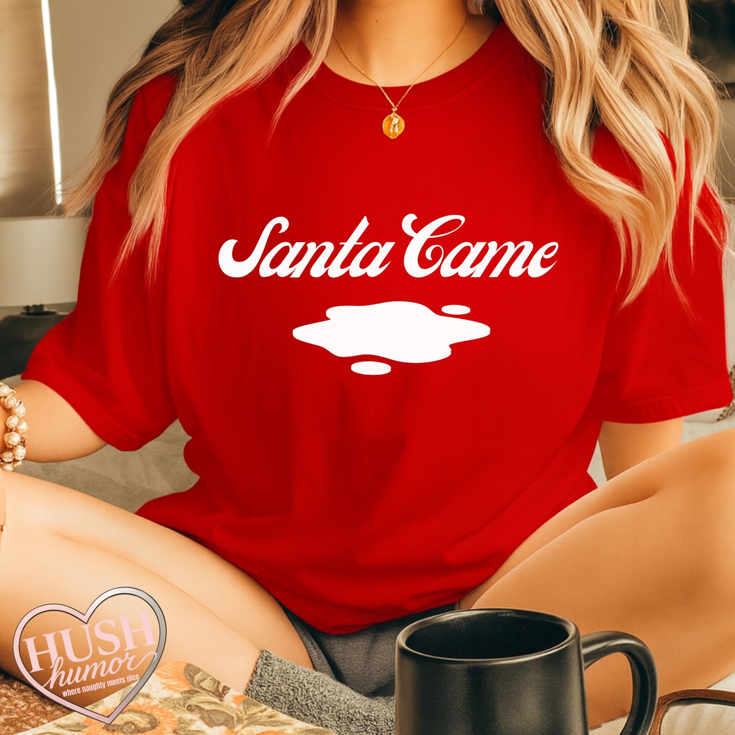 Naughty Santa Came T-shirt Funny Adult Gift, Offensive Holiday Shirt, Dirty Christmas Tee, Crude NSFW Apparel
