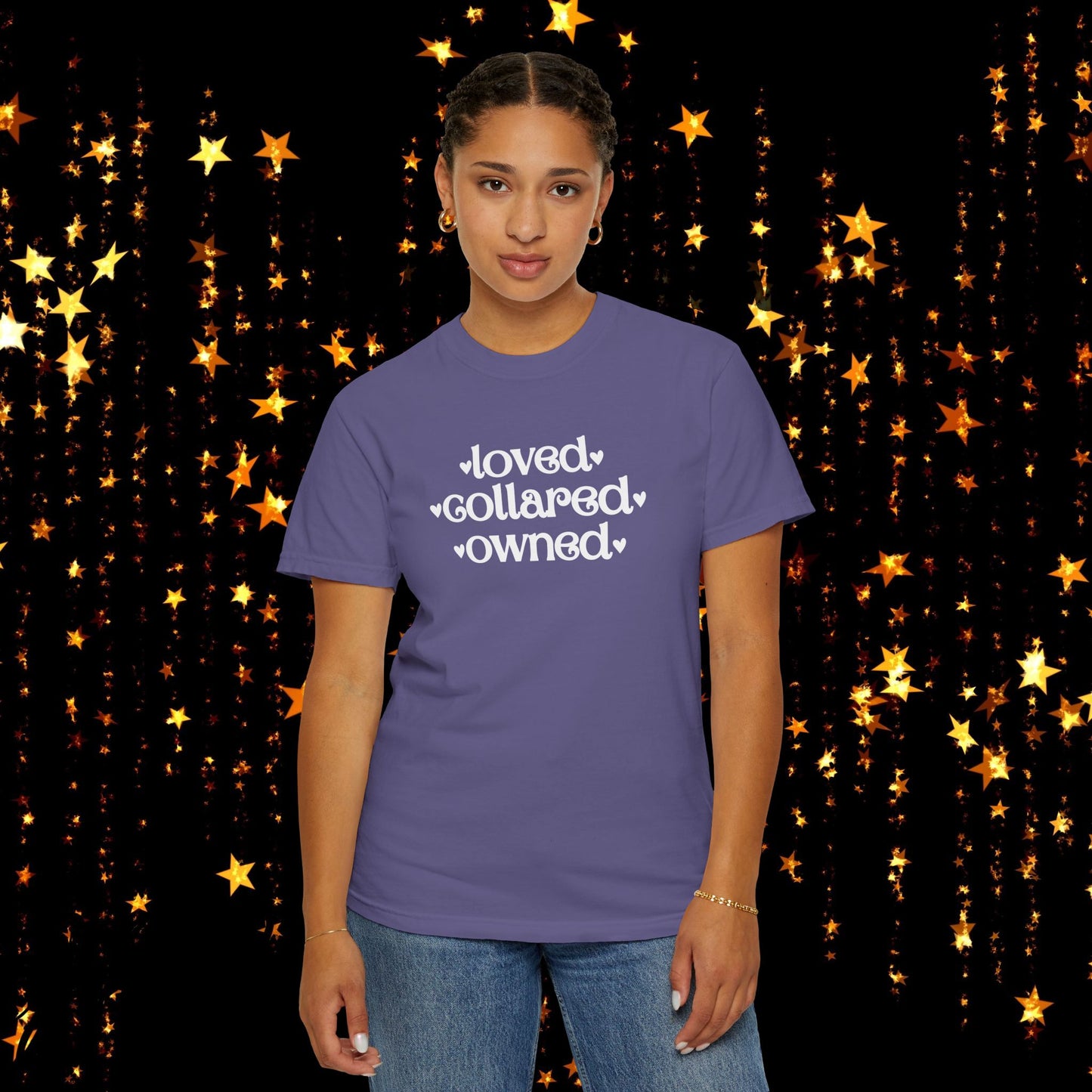 BDSM Loved Collared Owned Submissive T-shirt, Unisex Kinky Tee, Submissive Wife Gift, Dominant Lover Gift, BDSM Apparel