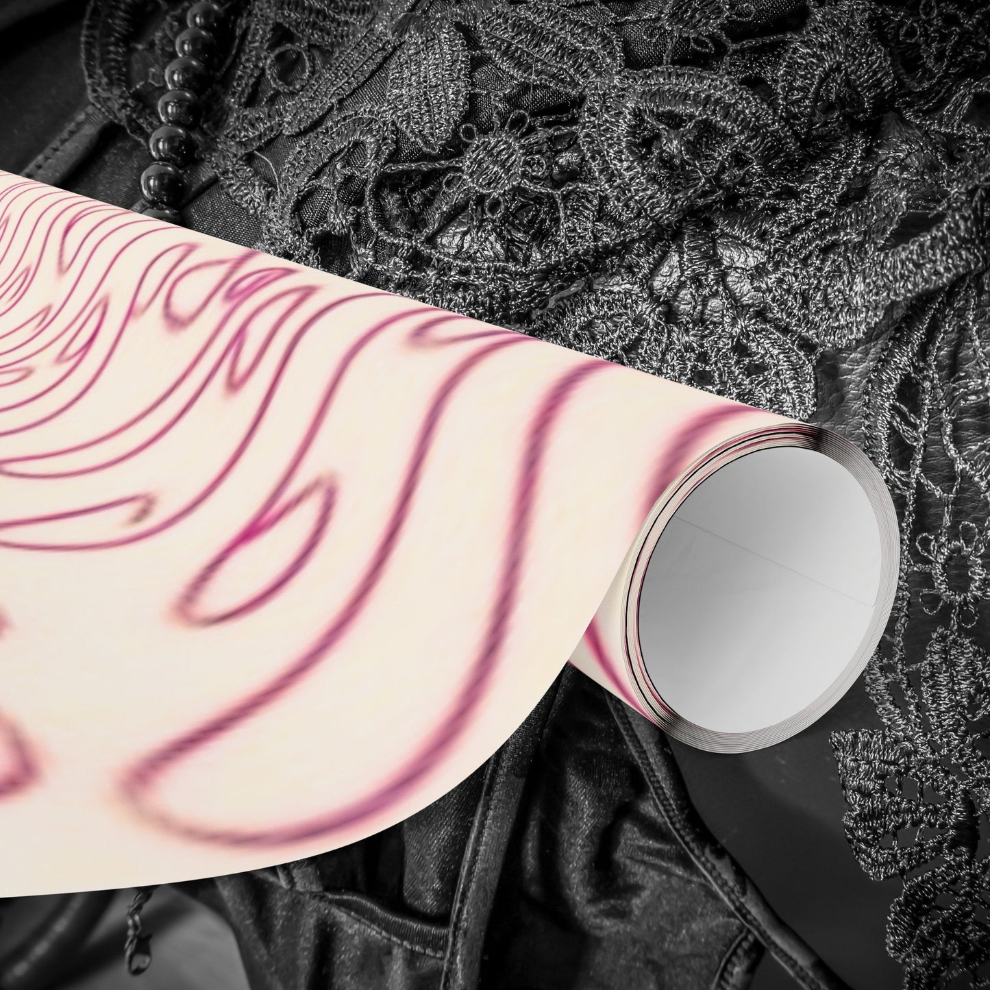 Hand drawn chic penis gift wrap for Birthdays, Holidays, Bachelorettes, Adult Naughty Paper