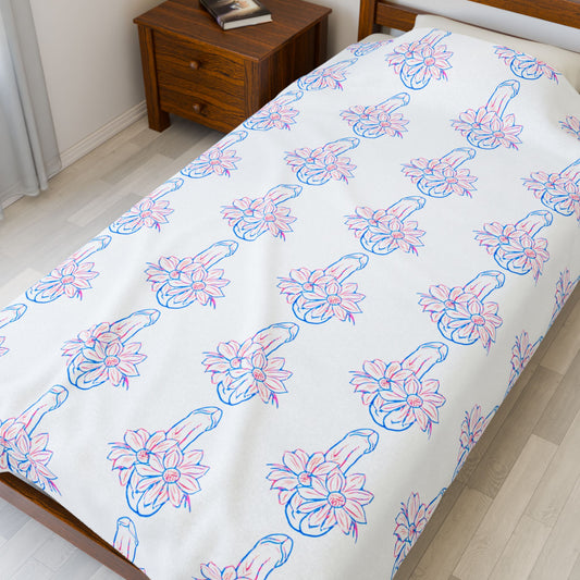 Pretty Penis Blanket Fun Adult Cozy Gift Penis blanket gag gift Soft Naughty Dong Throw Rude C*ck Blanket, Fun Velveteen Plush Blanket