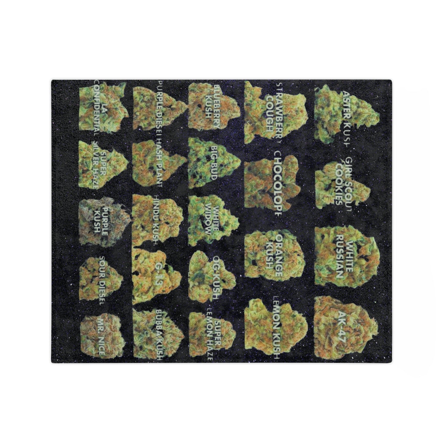 Cozy Cannabis Themed Blanket gift, Stoner Home Decor, 420 Gift