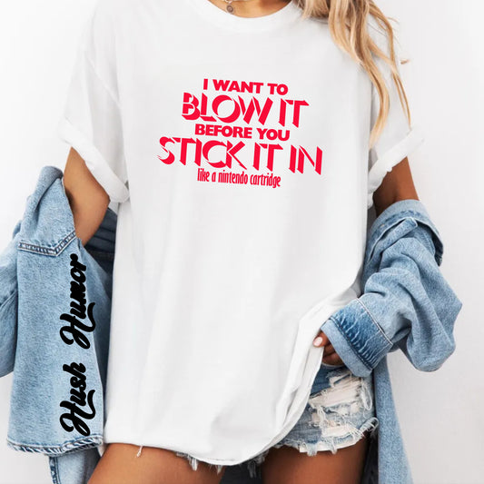 Naughty Women T-shirt, Blow j*b Shirt, Adult Humor Gift, Funny Mature Tee, NSFW Party Outfit
