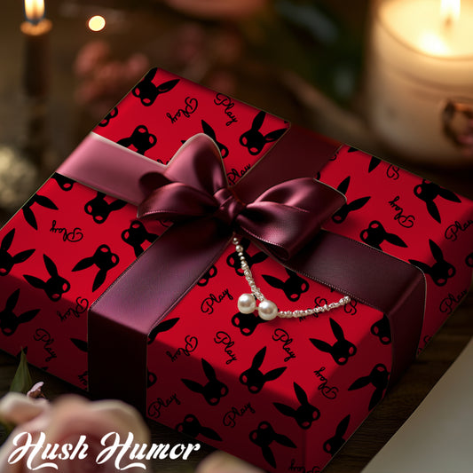 BDSM Themed Wrapping Papers, Kinky Gift Wrap, Fetish Present Wrap, Adult Gift Packaging, Naughty Holiday Paper